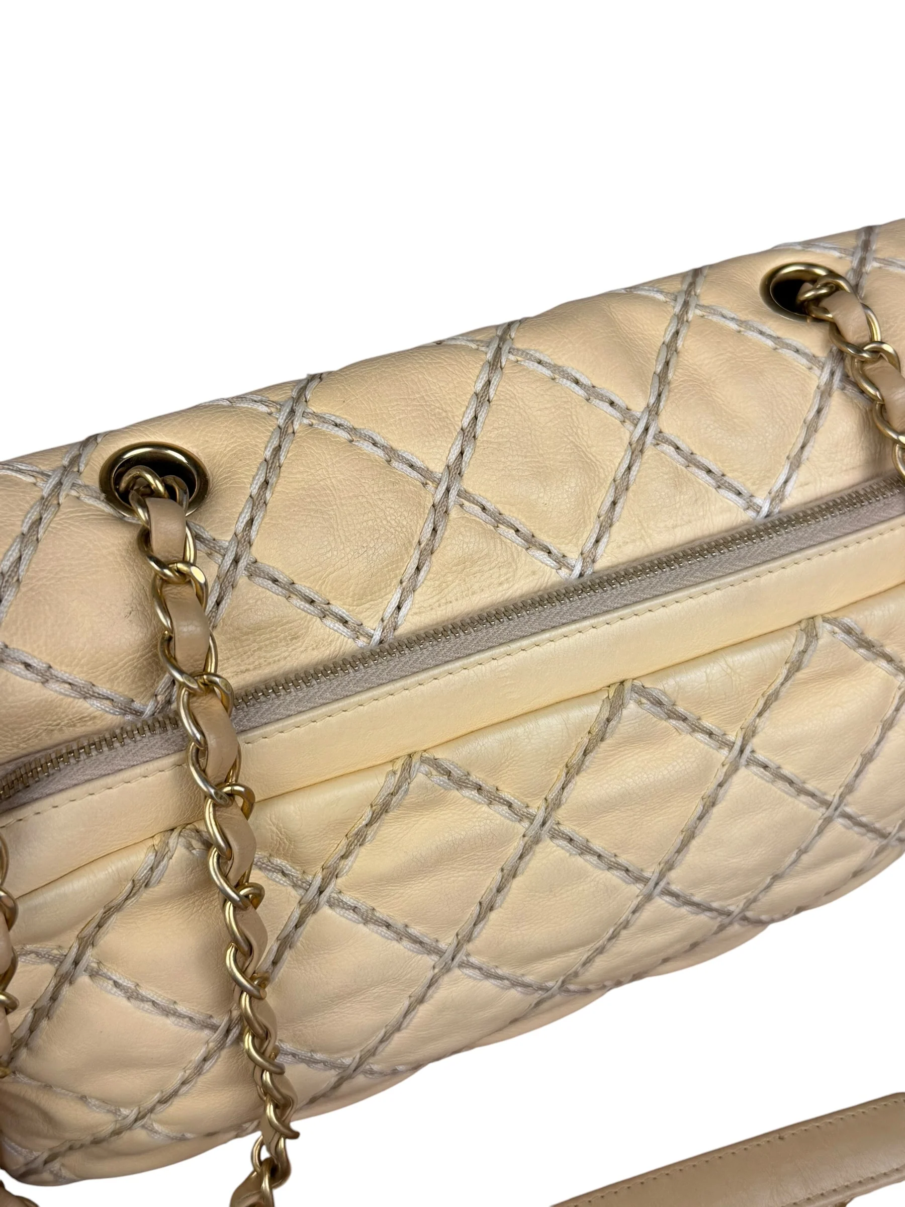 Chanel Beige Ultimate Stitch Flap 2014 - Image 9