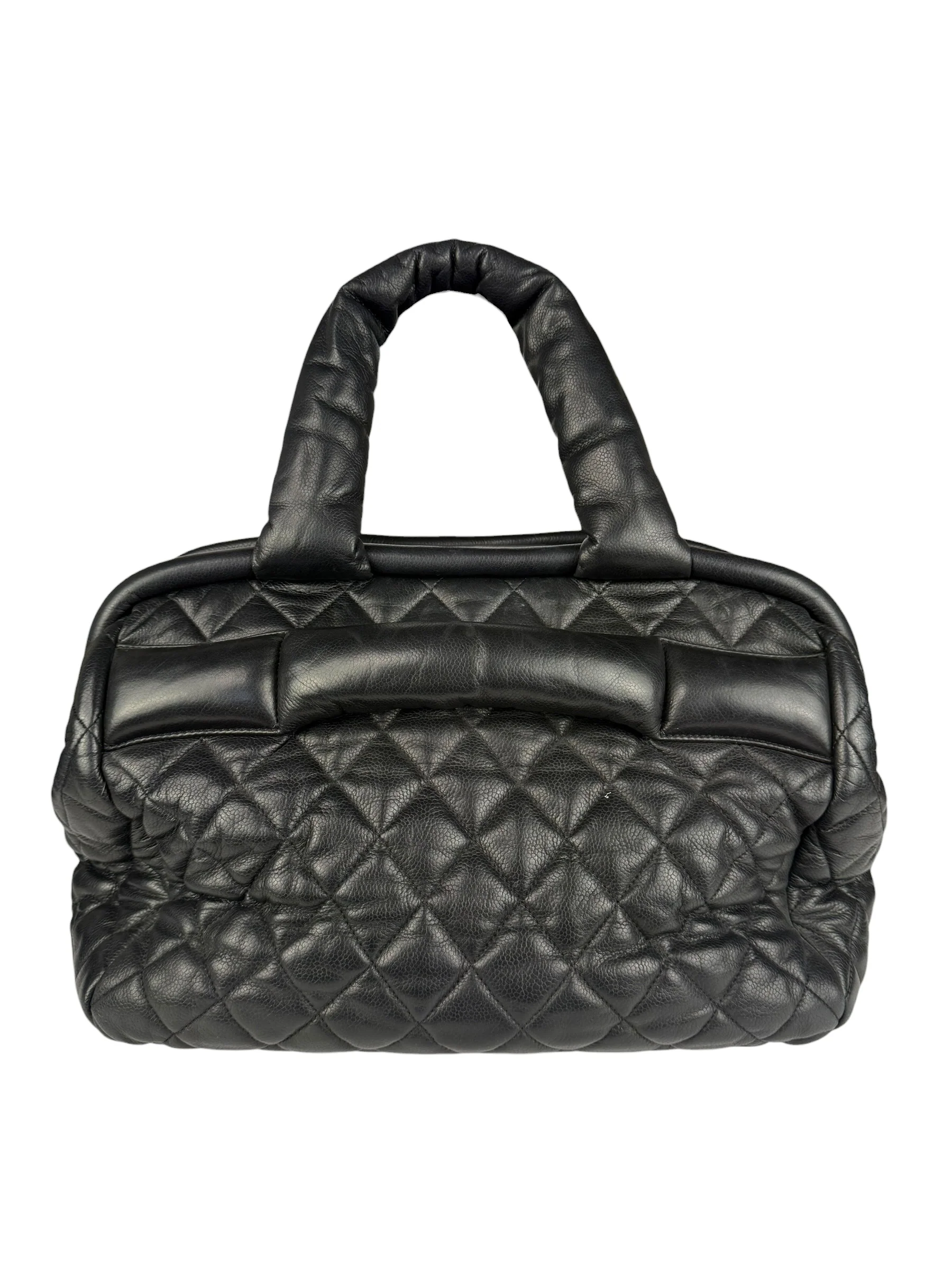 Chanel Black Caviar Quilted Coco Cocoon Bowler Bag 2009 - Image 11