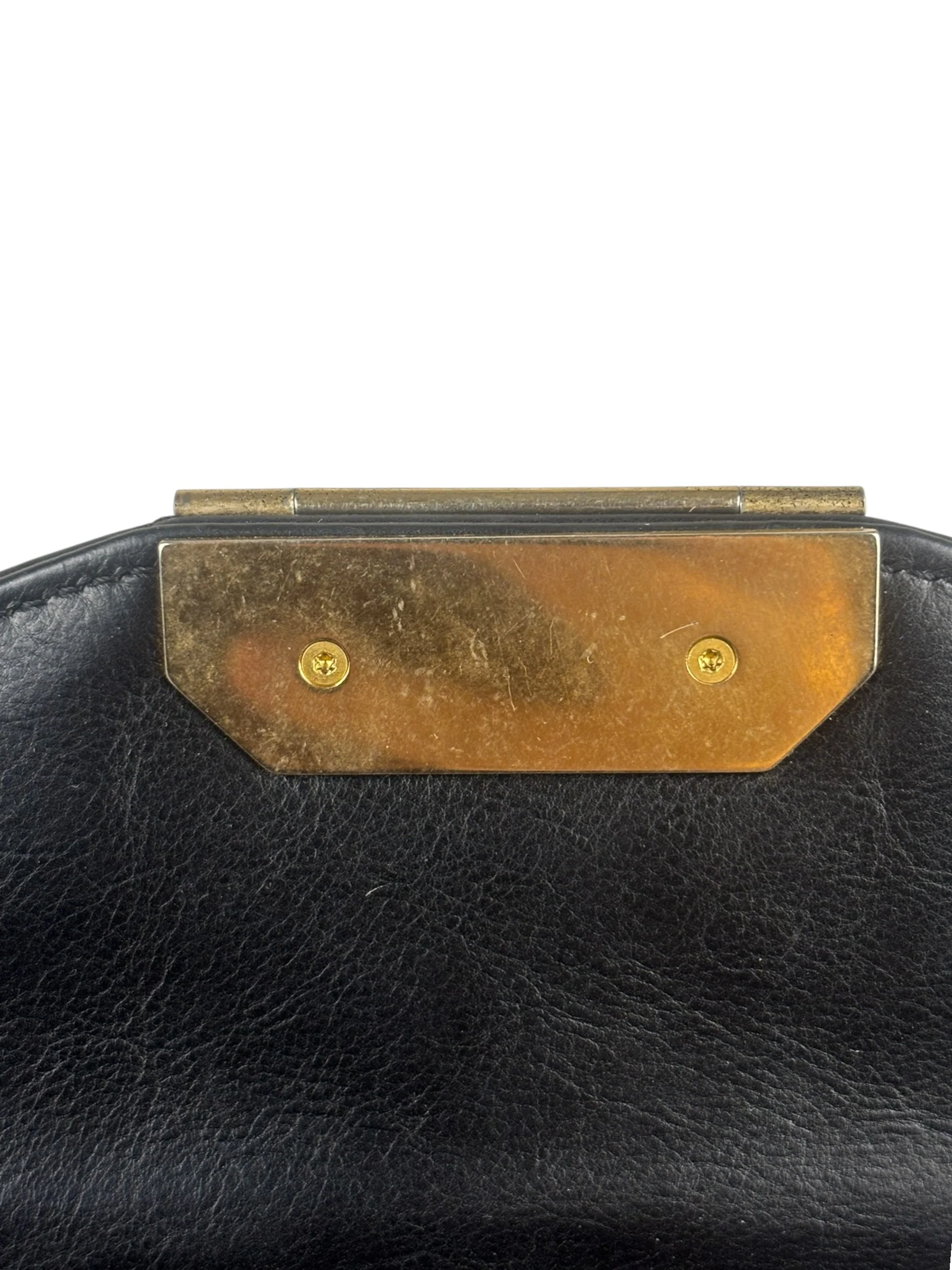 Chanel Black Leather Medium Gabrielle Flap Bag 2011 - Image 10