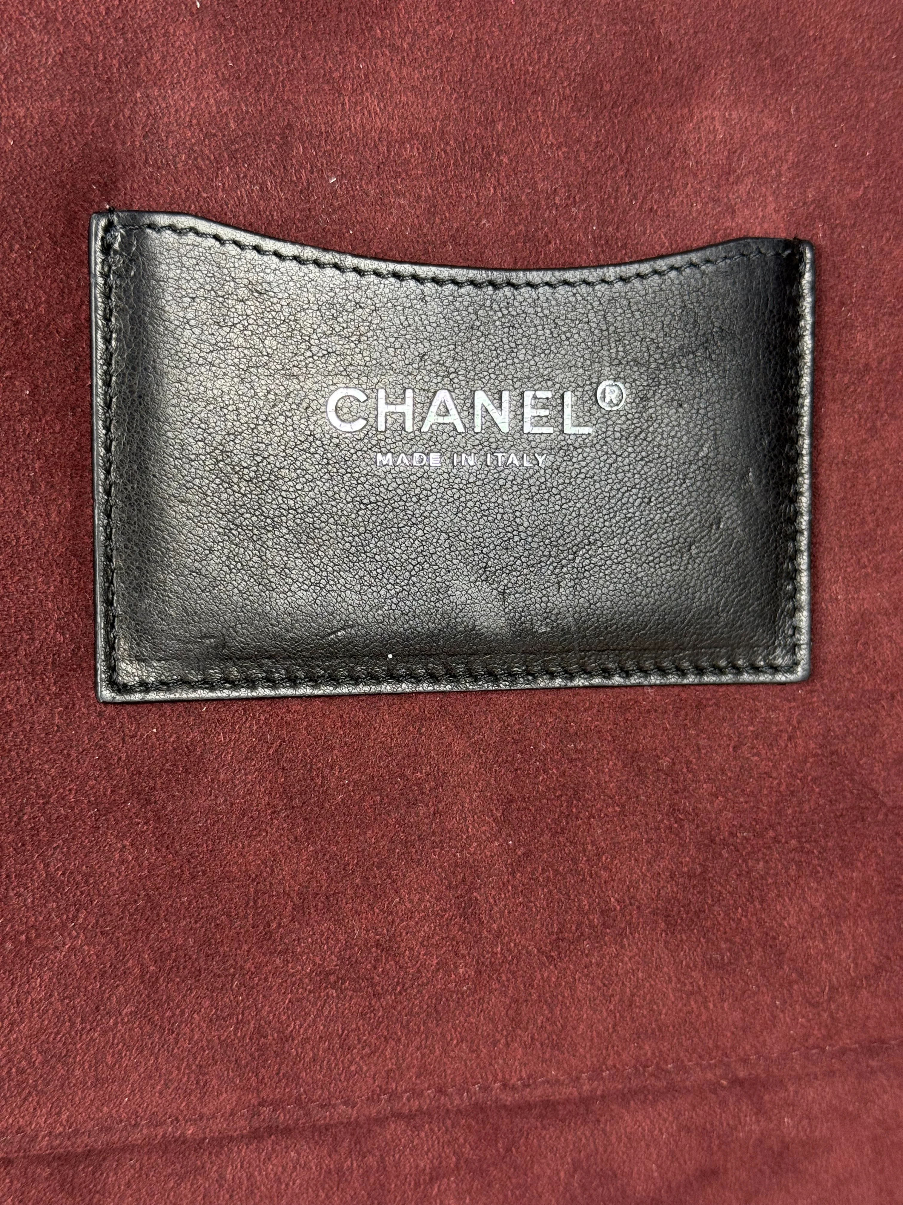 Chanel Black Quilted Caviar Leather Tablet Clutch Case - Image 24