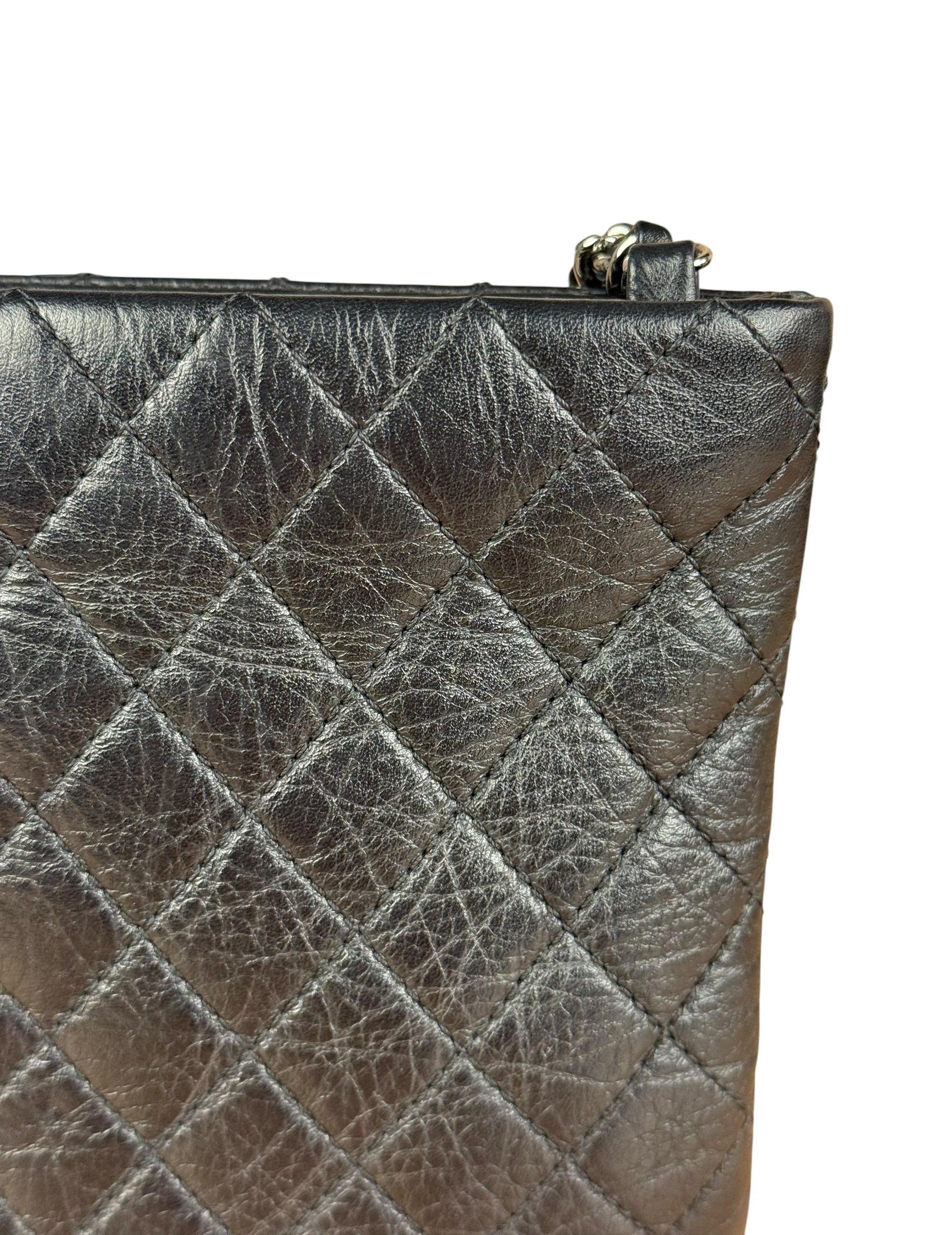 Chanel Black Quilted Leather Uniform Chain Crossbody 2018 - Image 7