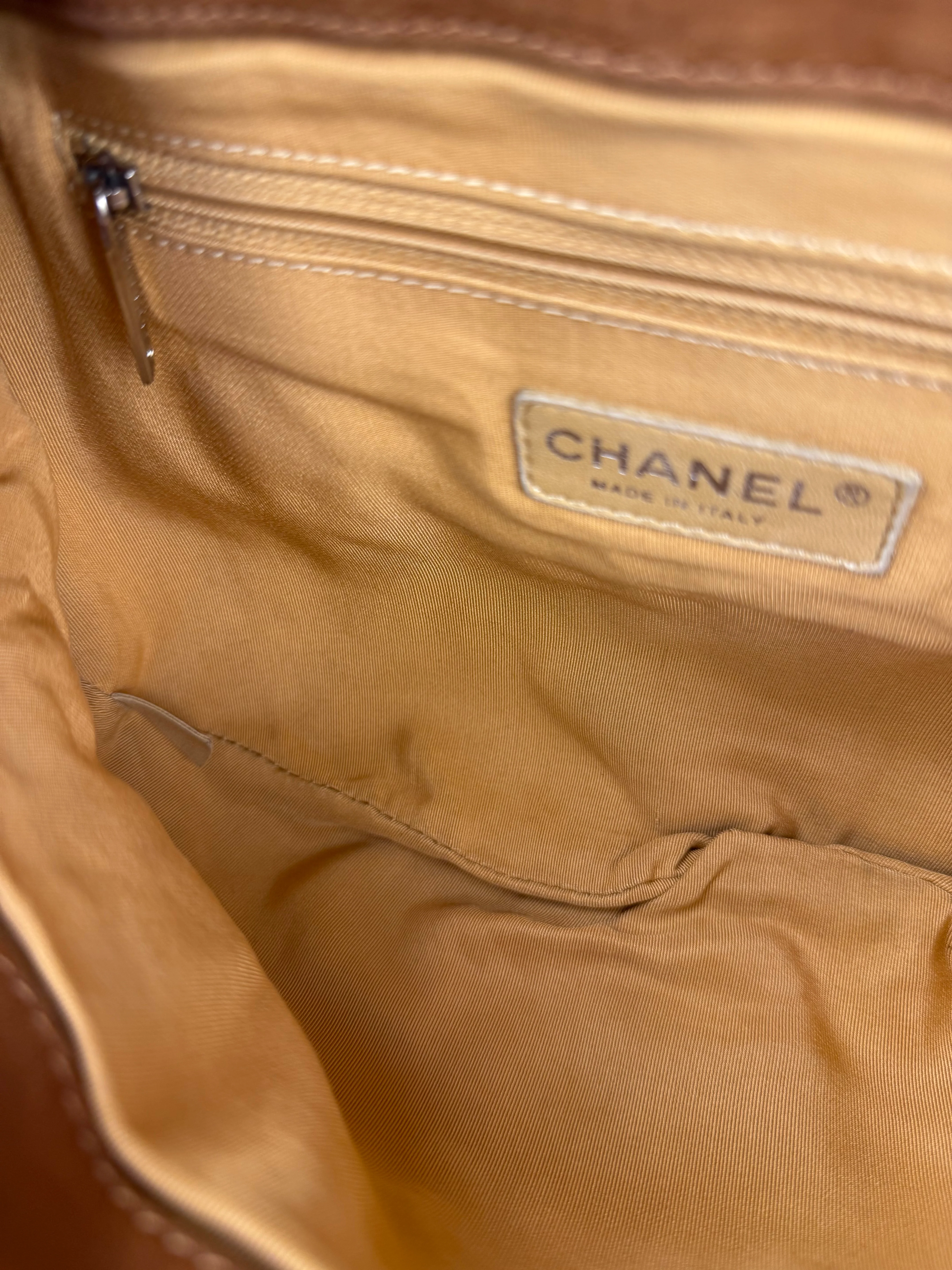 Chanel Brown Quilted Leather Chain Around Flap Bag 2010 - Image 14