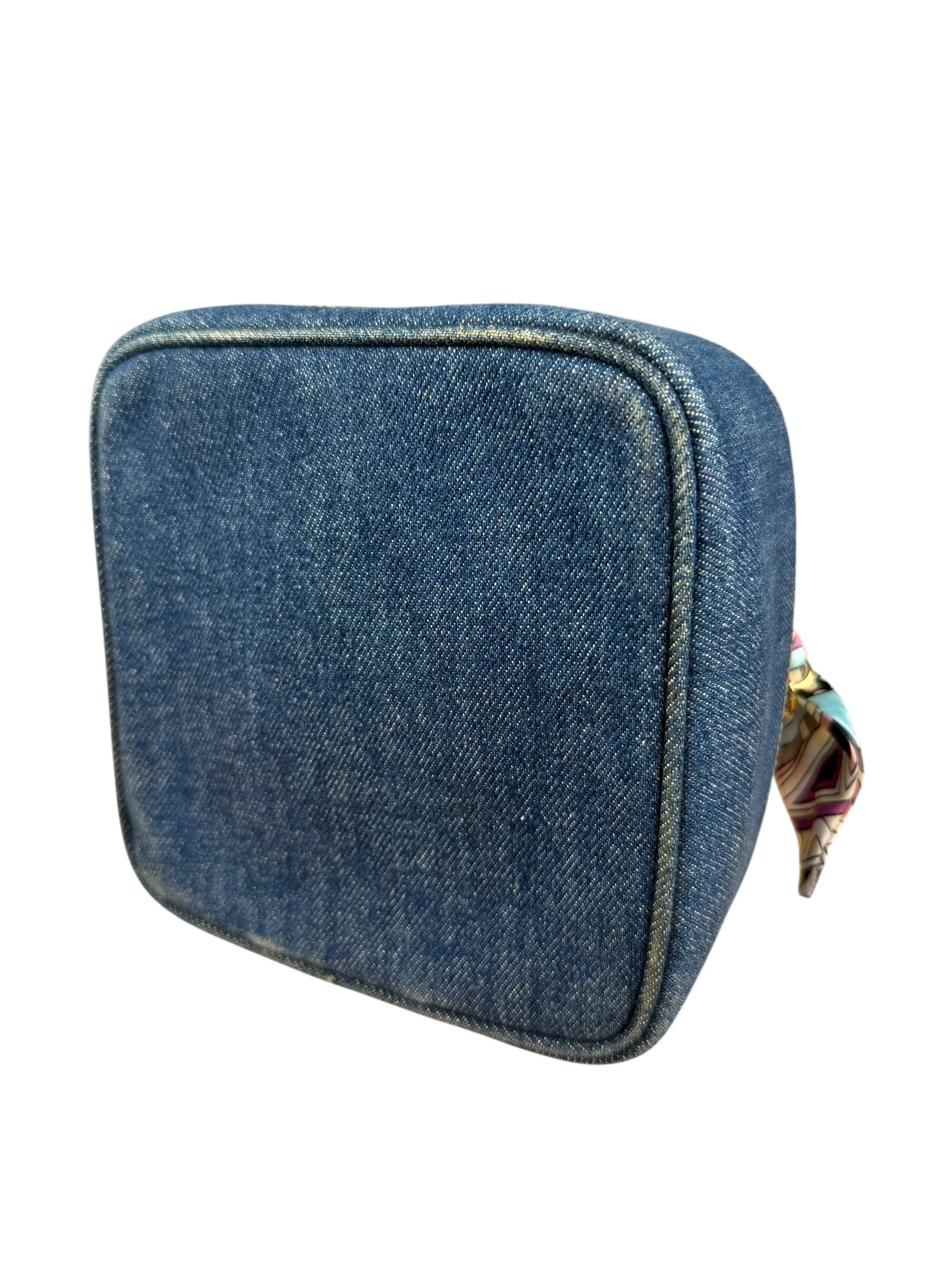 Chanel Denim Vanity Case Handbag 1997 - Image 11