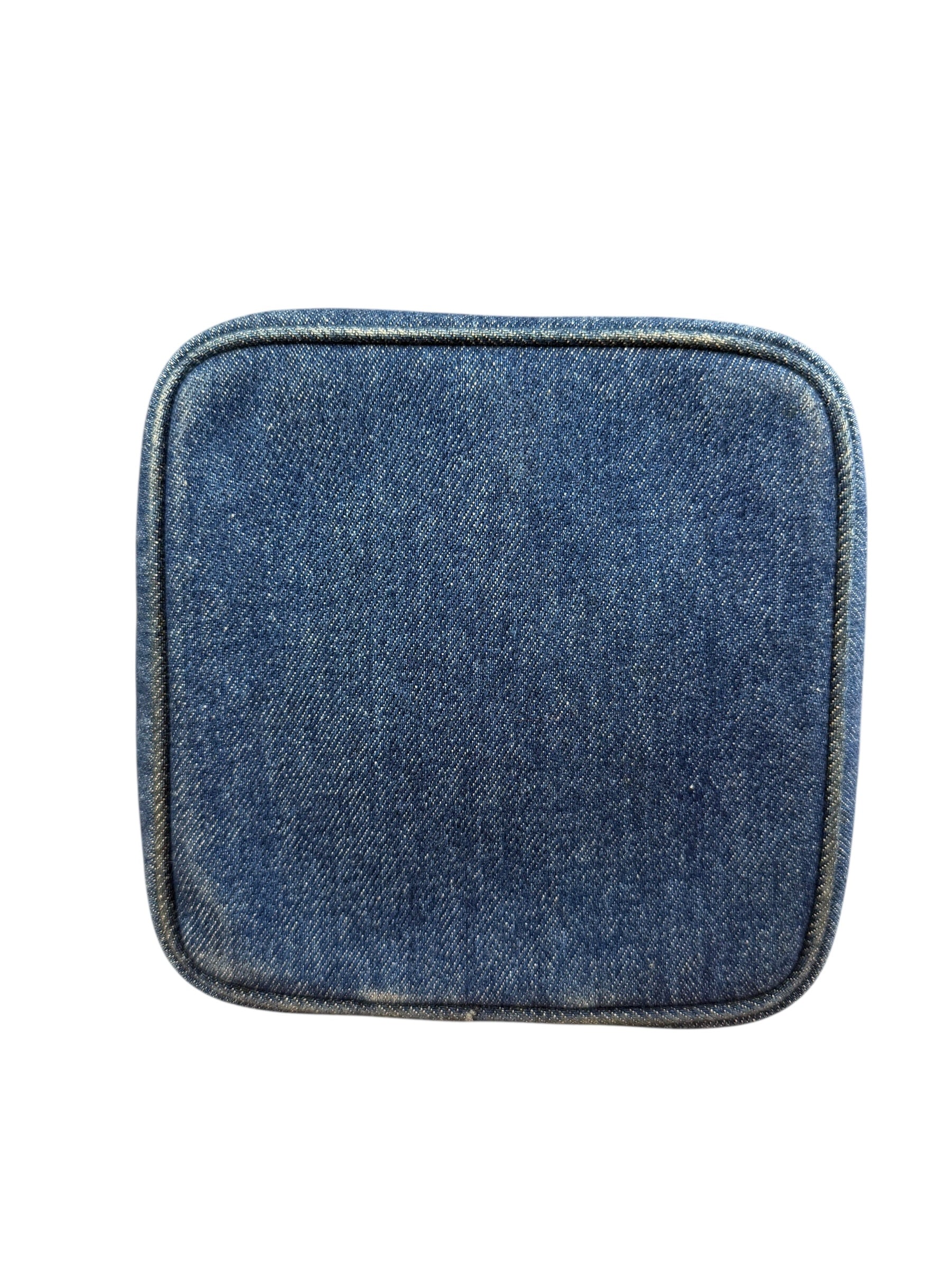 Chanel Denim Vanity Case Handbag 1997 - Image 12