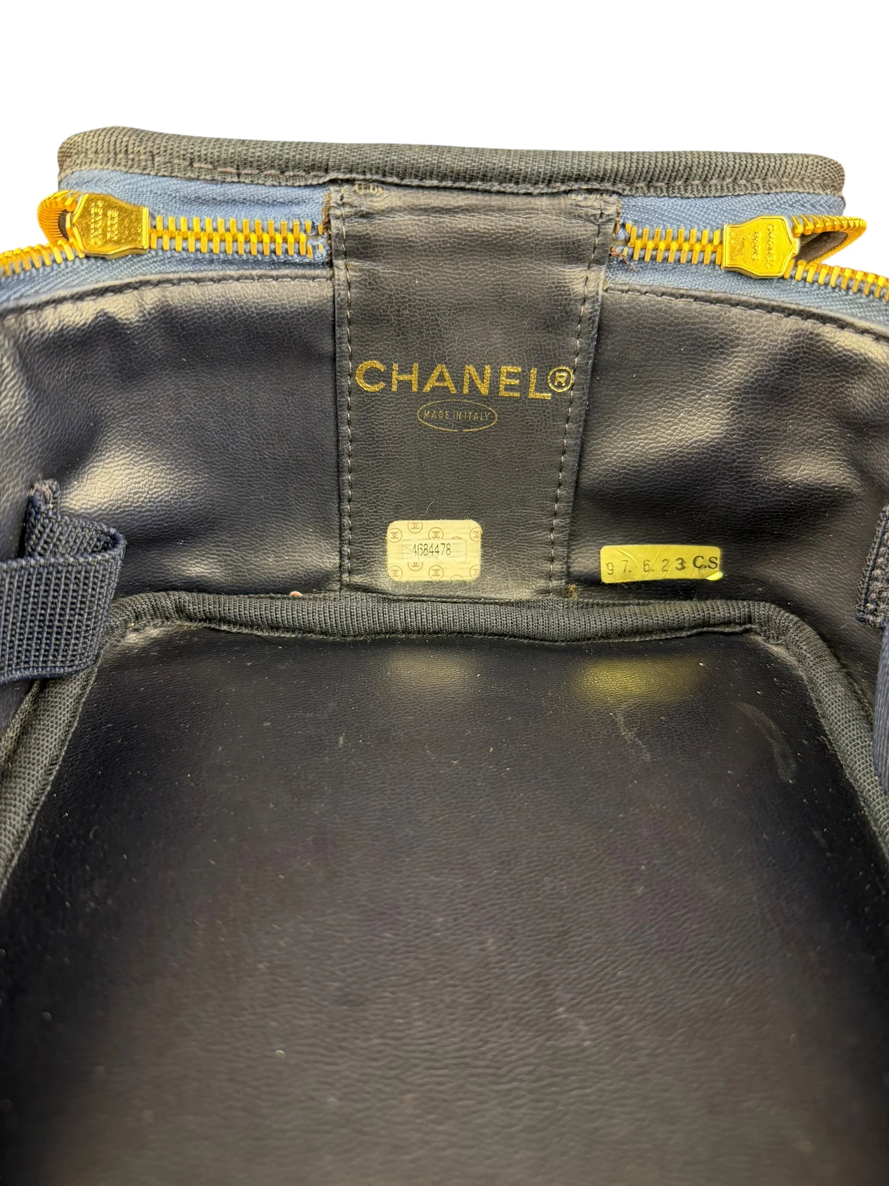 Chanel Denim Vanity Case Handbag 1997 - Image 13