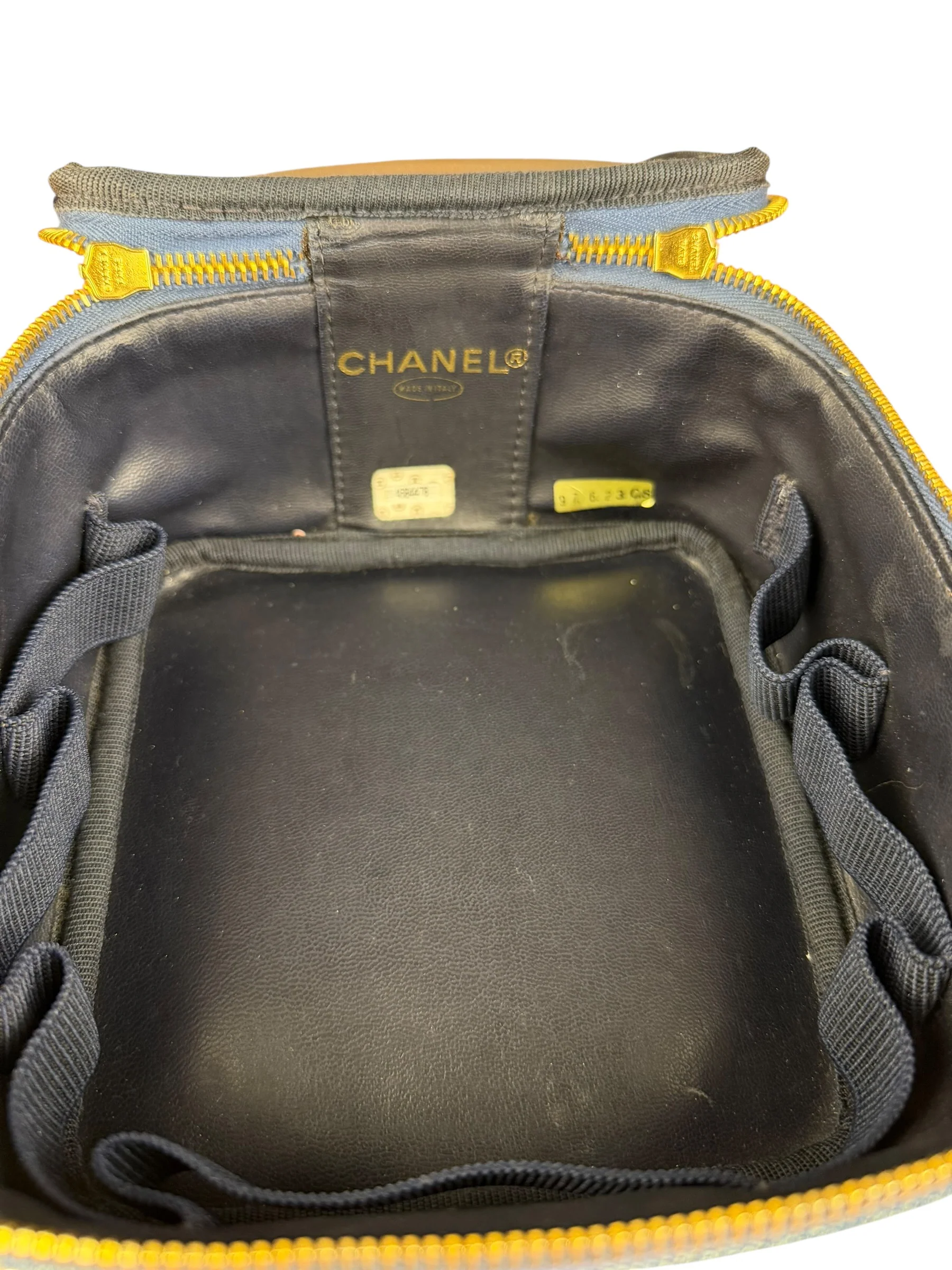 Chanel Denim Vanity Case Handbag 1997 - Image 14