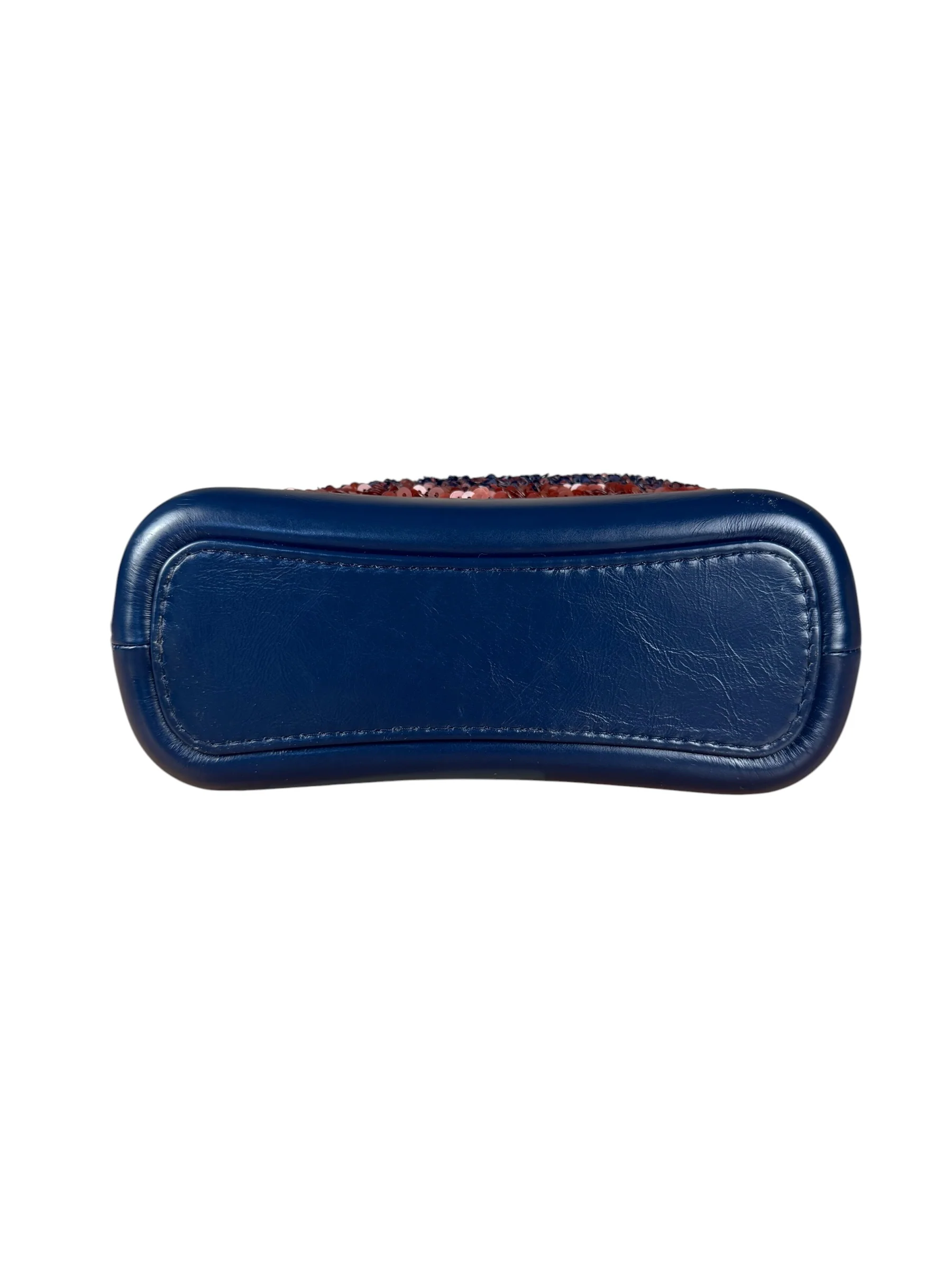 Chanel Gabrielle Small Sequin Hobo Bag Navy 2018 - Image 9