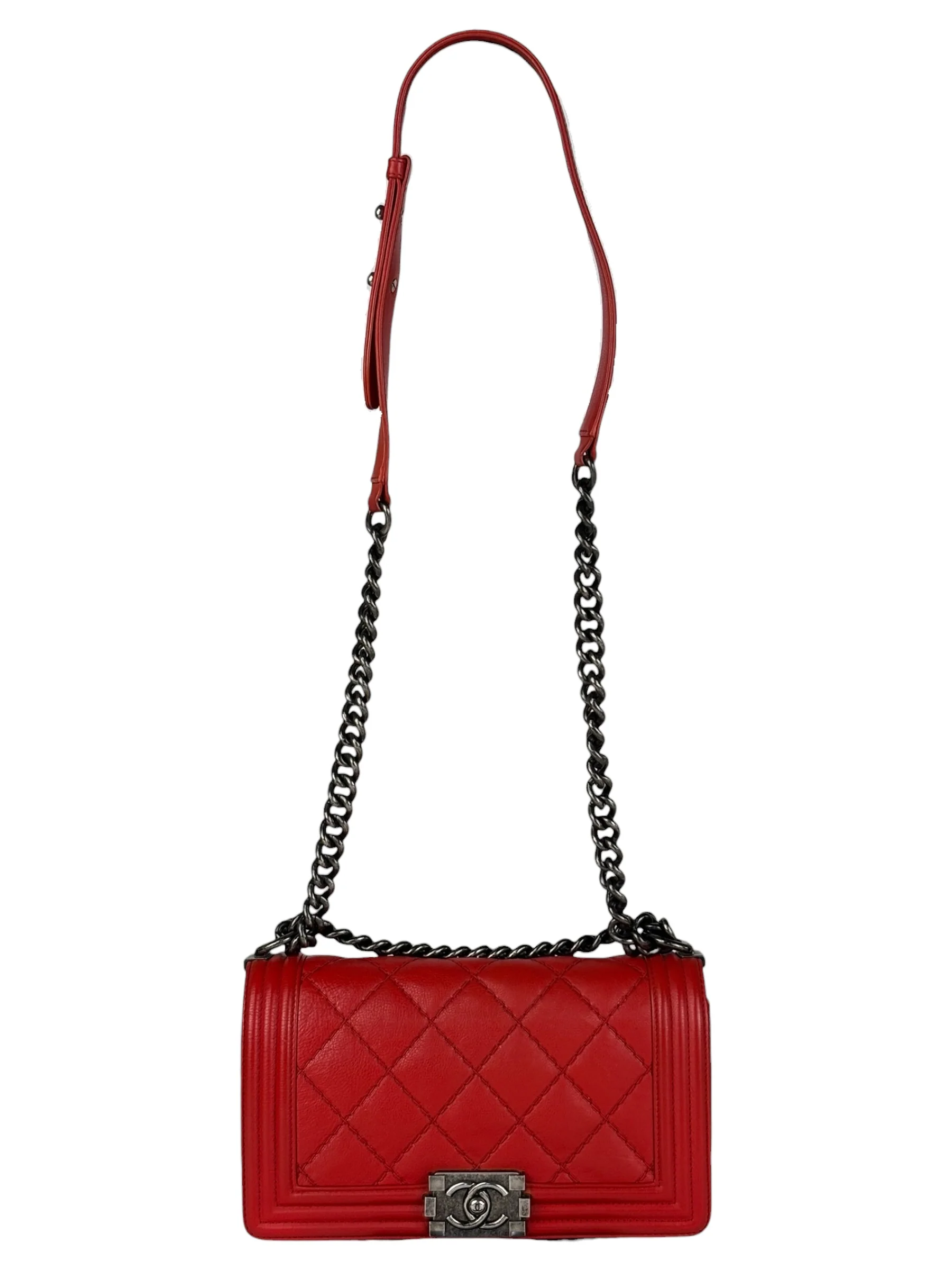 Chanel Leather Wild Stitch Medium Boy Bag 2013-2014 - Image 3