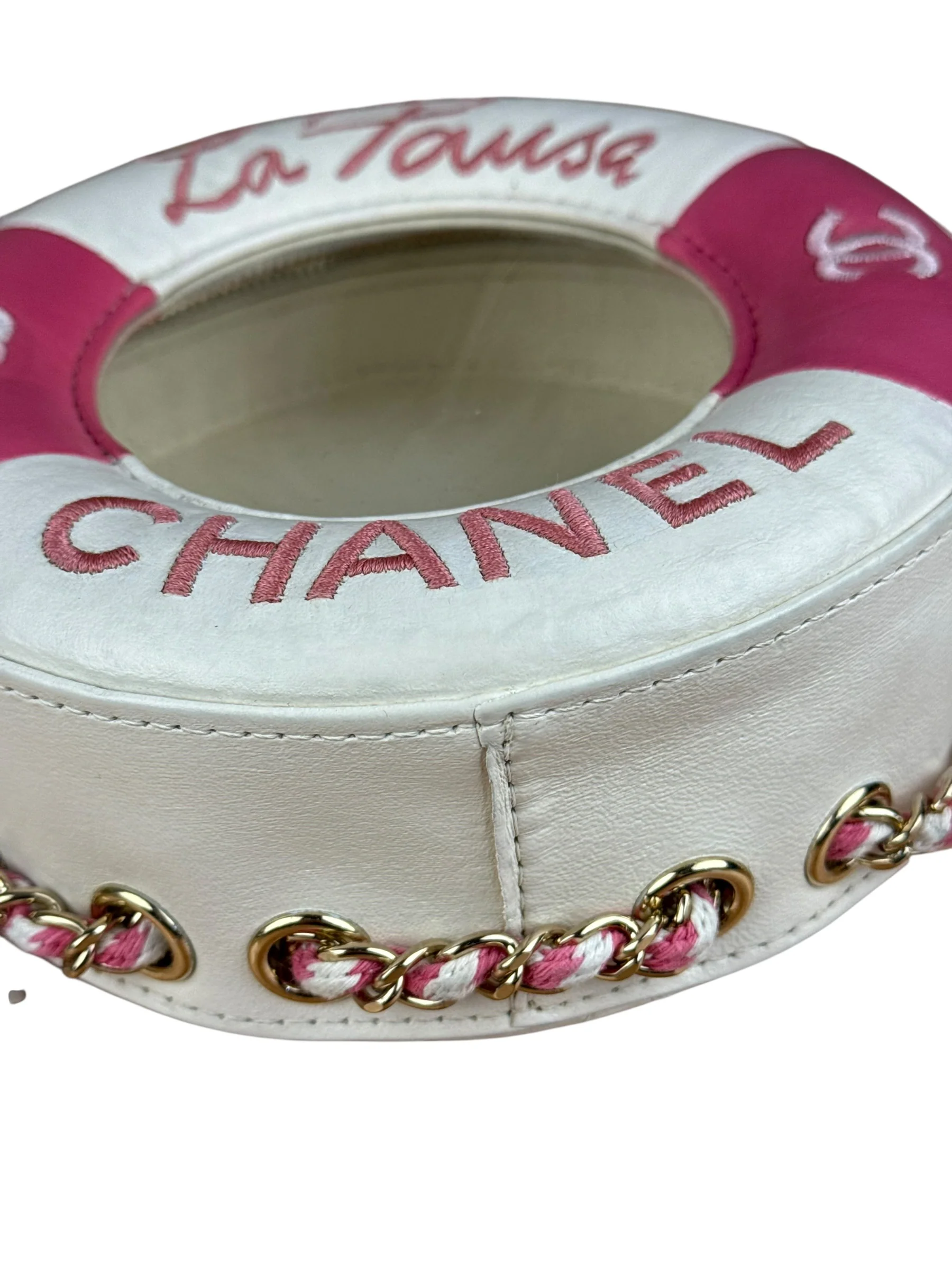 Chanel Limited Edition Pink Lifesaver Bag 2018 - Image 13