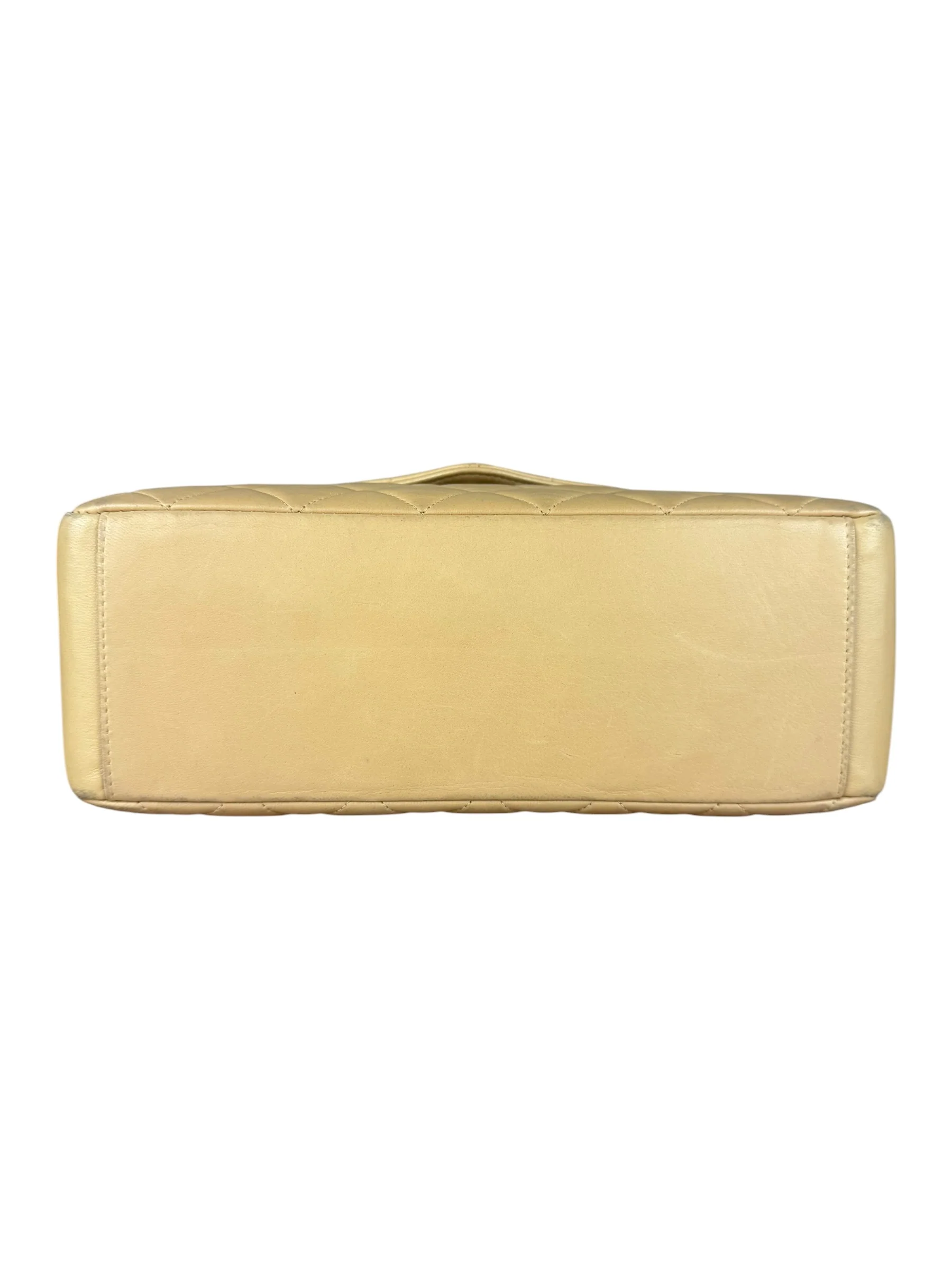 Chanel M Beige Lambskin Envelope Flap 1997 - Image 12