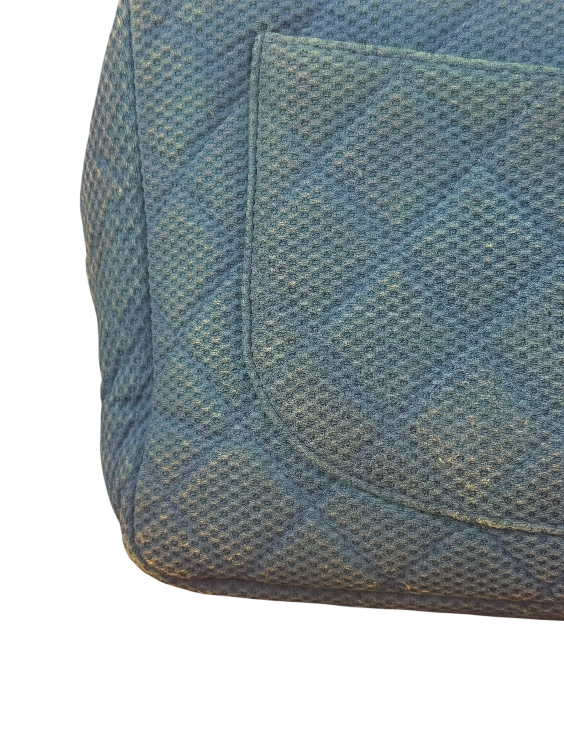 Chanel Medium Quilted Perforated Jersey Single Flap 2009 - Image 10