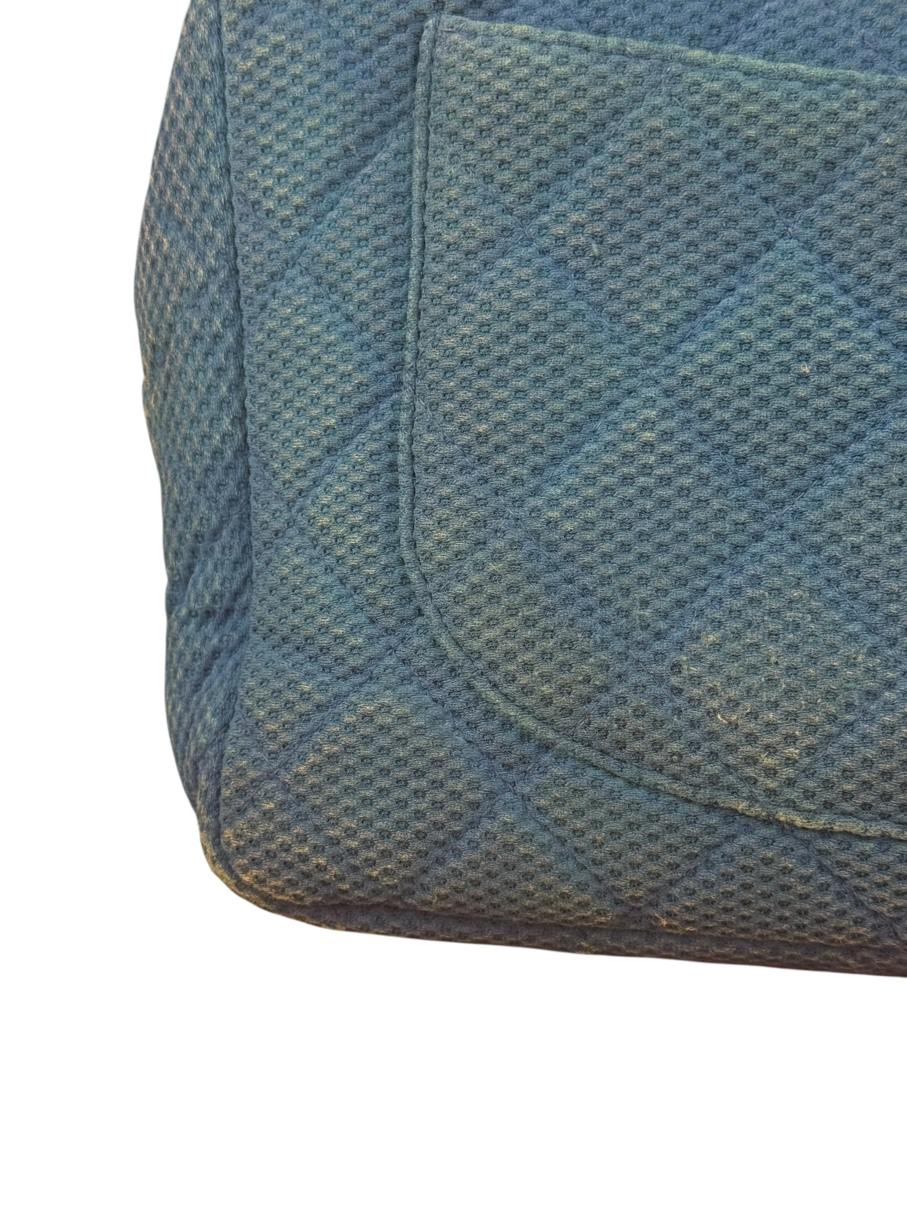 Chanel Medium Quilted Perforated Jersey Single Flap 2009 - Image 9