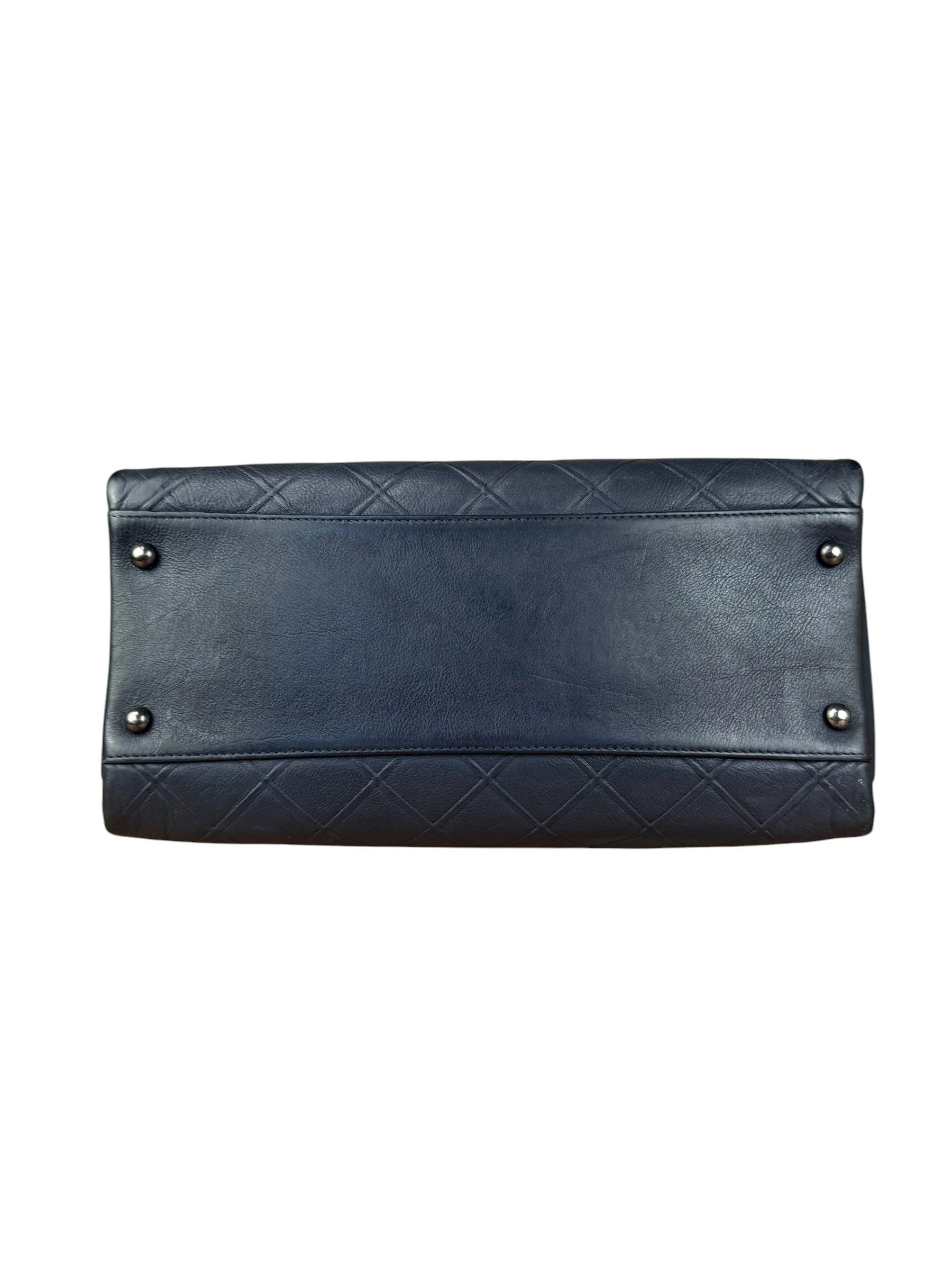 Chanel Navy Edinburgh Chic Chain Tote 2013 - Image 11
