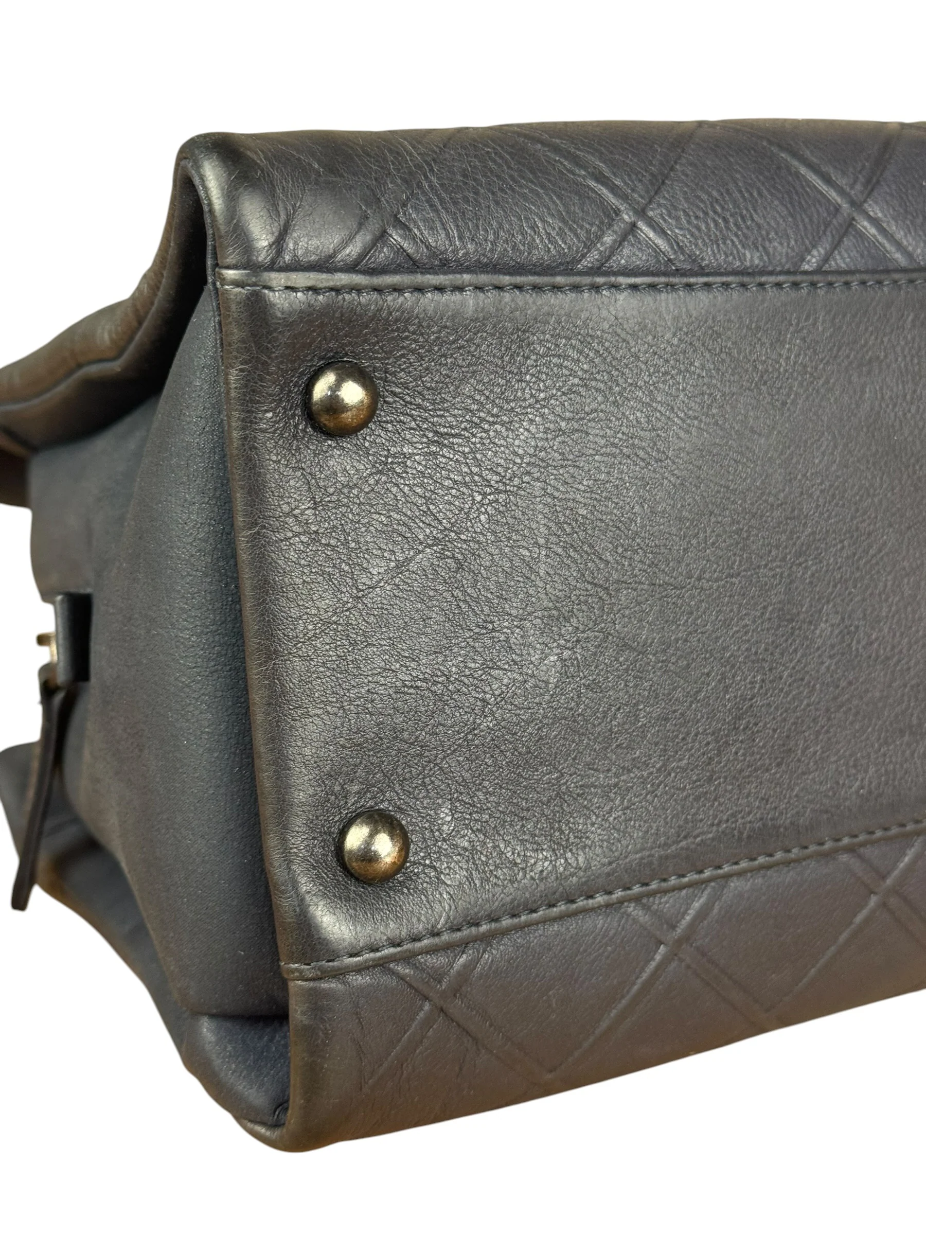 Chanel Navy Edinburgh Chic Chain Tote 2013 - Image 13