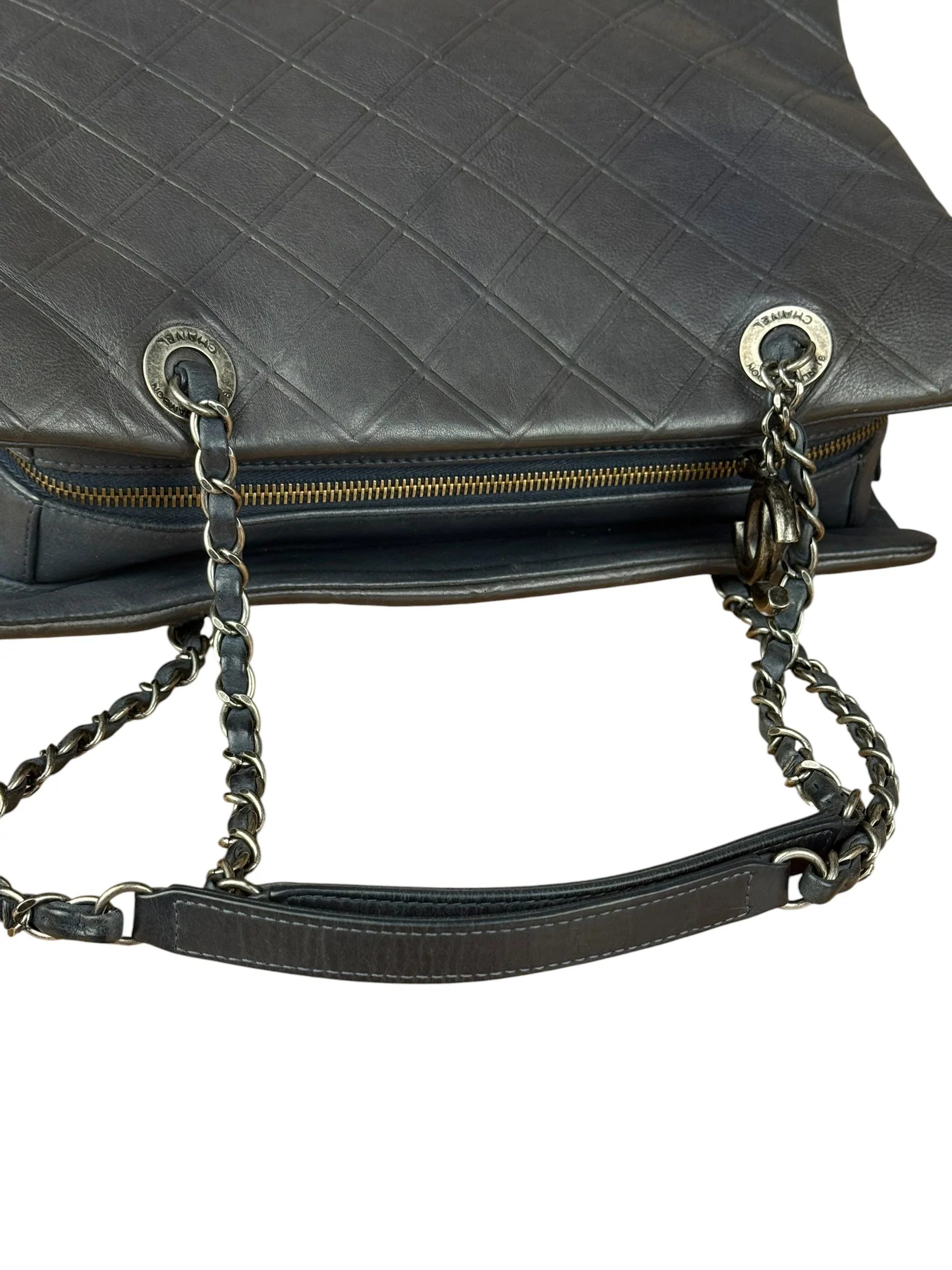 Chanel Navy Edinburgh Chic Chain Tote 2013 - Image 17