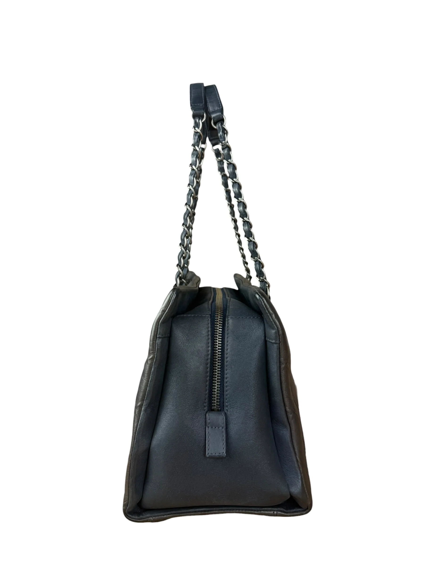Chanel Navy Edinburgh Chic Chain Tote 2013 - Image 5