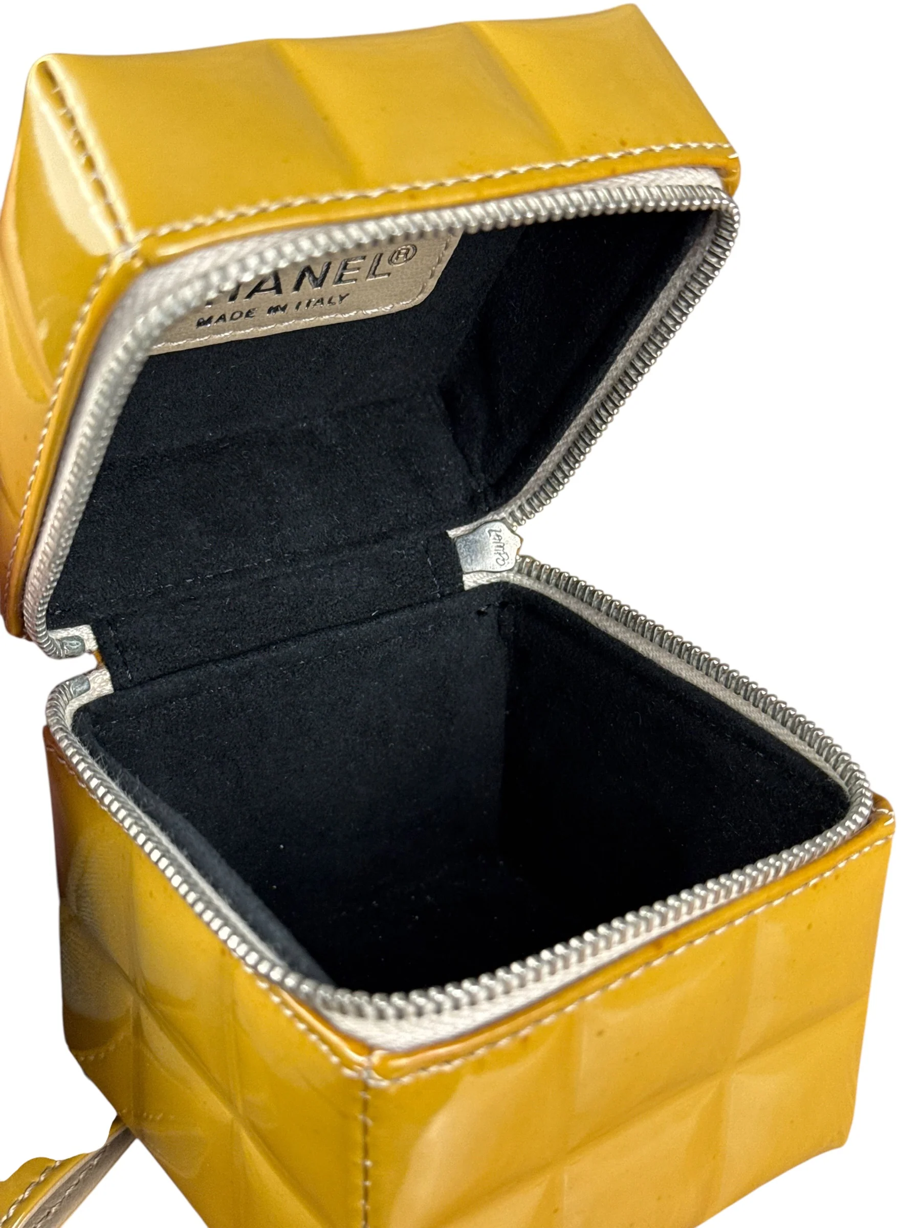Chanel Orange Patent Rubix Cube 2002 - Image 11