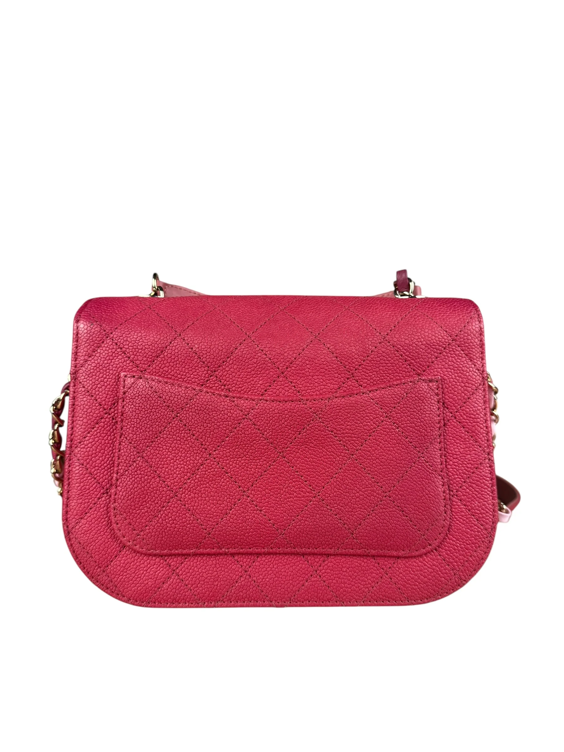 Chanel Pink Caviar Paris Cuba Thread Around Flap Bag 2018 - Image 9