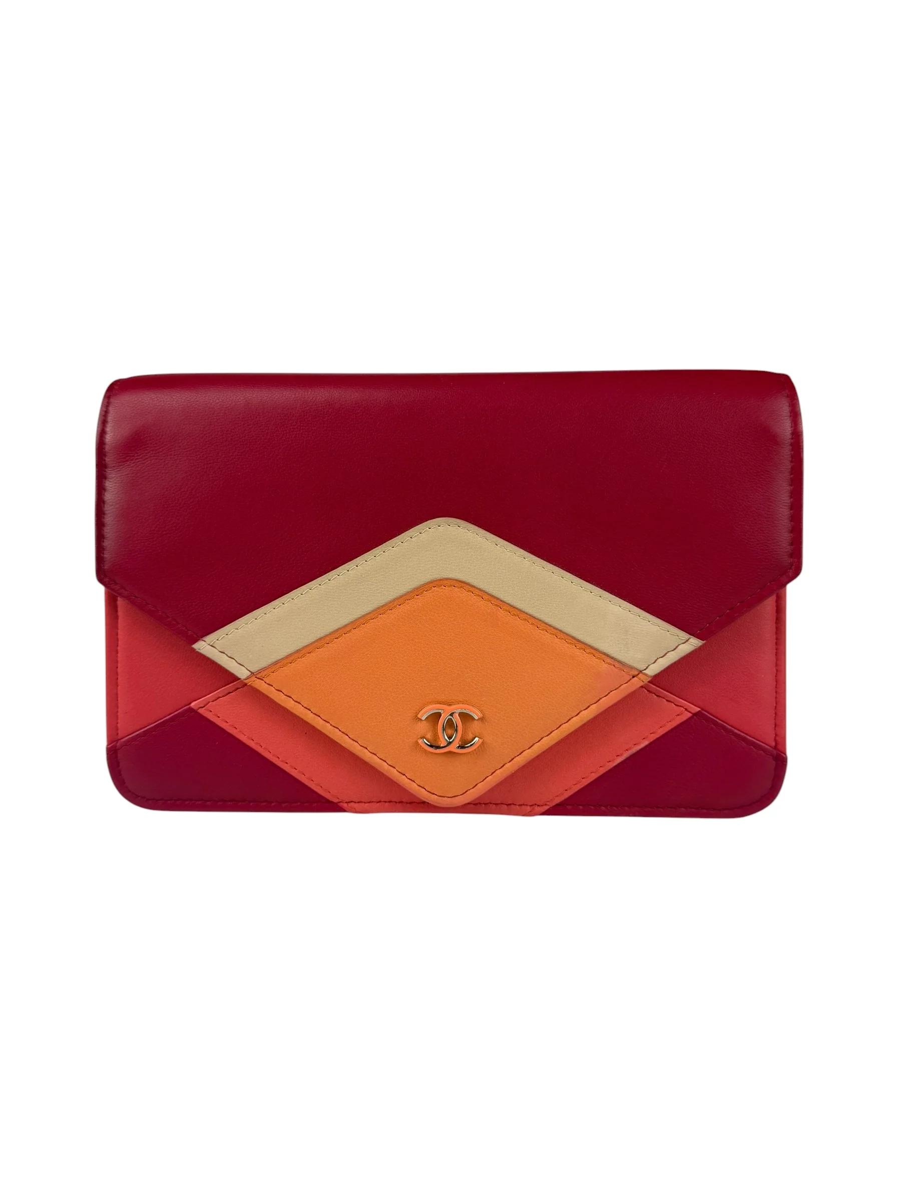 Chanel Pink Leather Wallet on Chain Crossbody Bag 2017 - Image 7