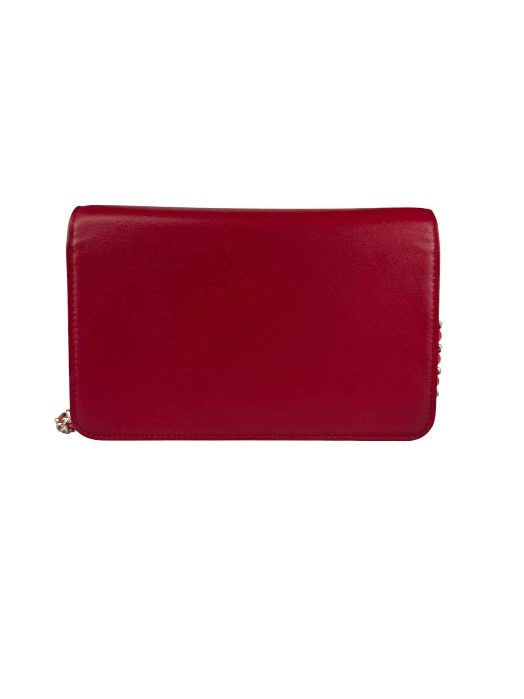 Chanel Pink Leather Wallet on Chain Crossbody Bag 2017 - Image 9