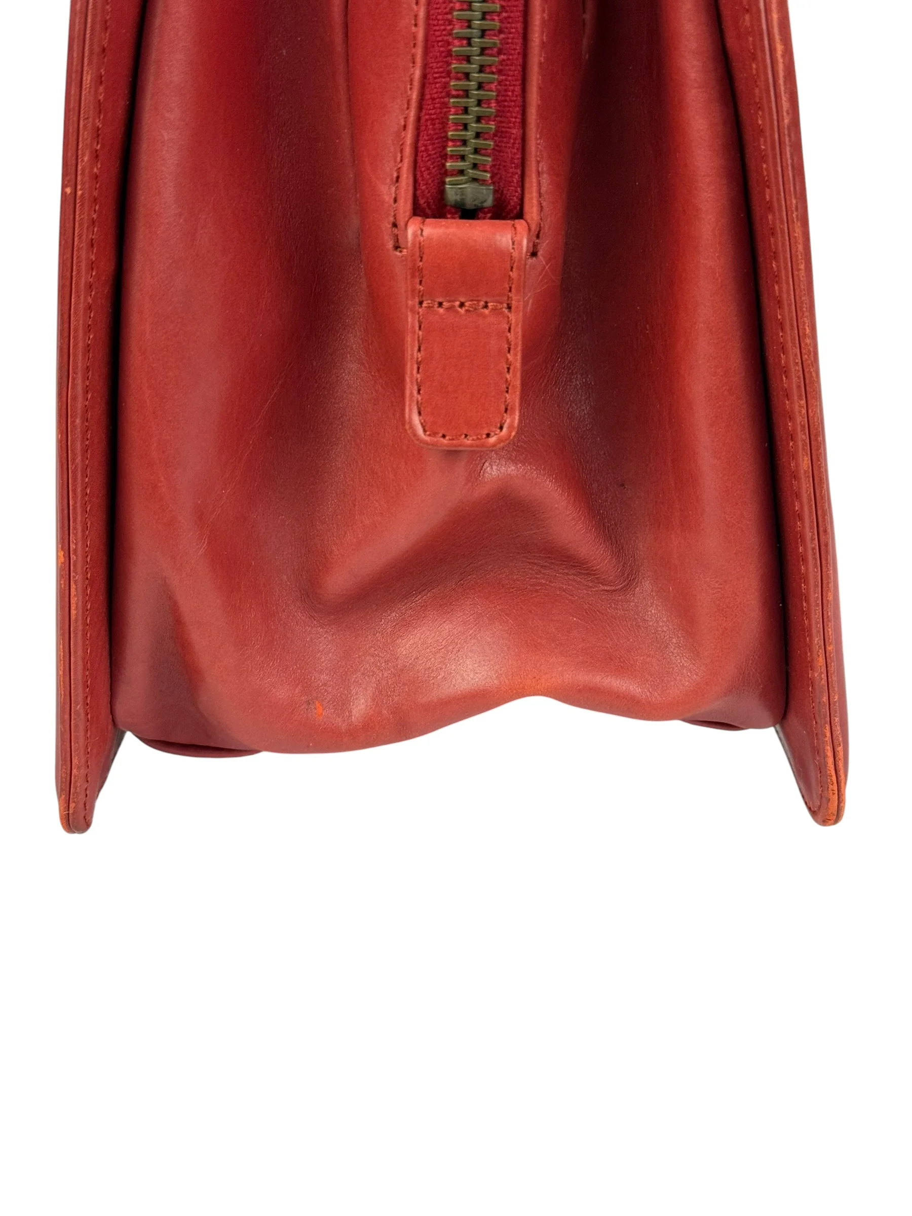 Chanel Red Leather Large Jetsetter Boy 2Way Handbag 2011 - Image 10
