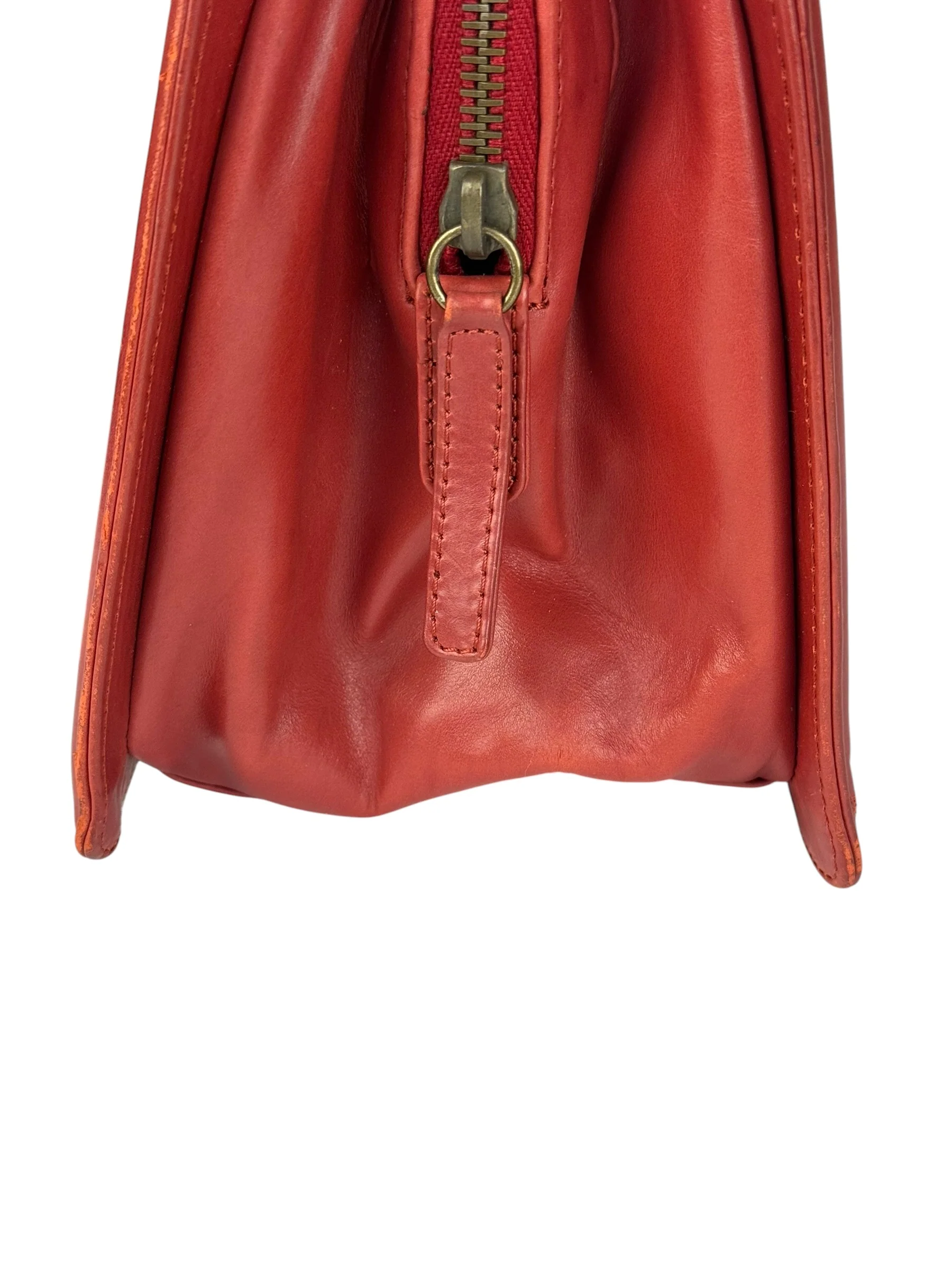 Chanel Red Leather Large Jetsetter Boy 2Way Handbag 2011 - Image 13