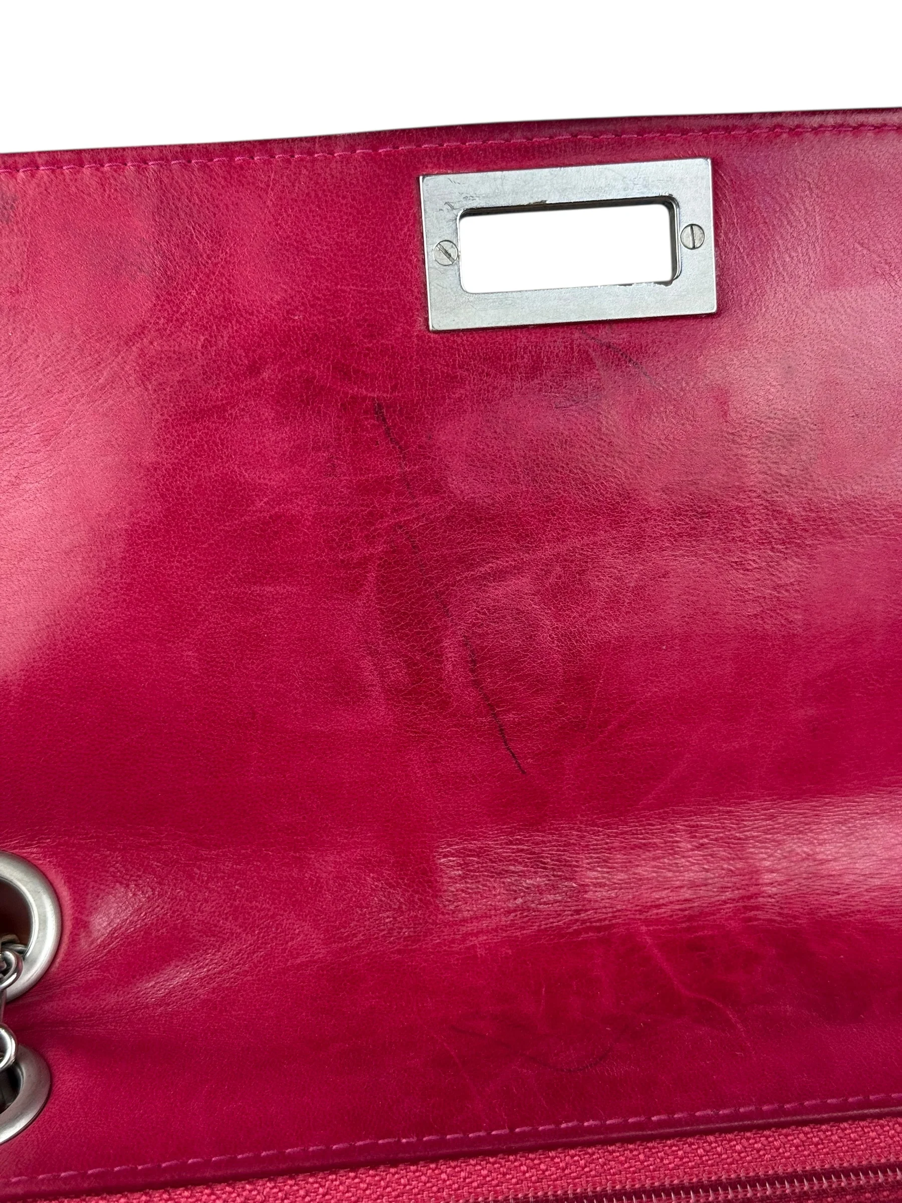Chanel Red Patent Chocolate Bar Chain Flap Bag 2000 - Image 24