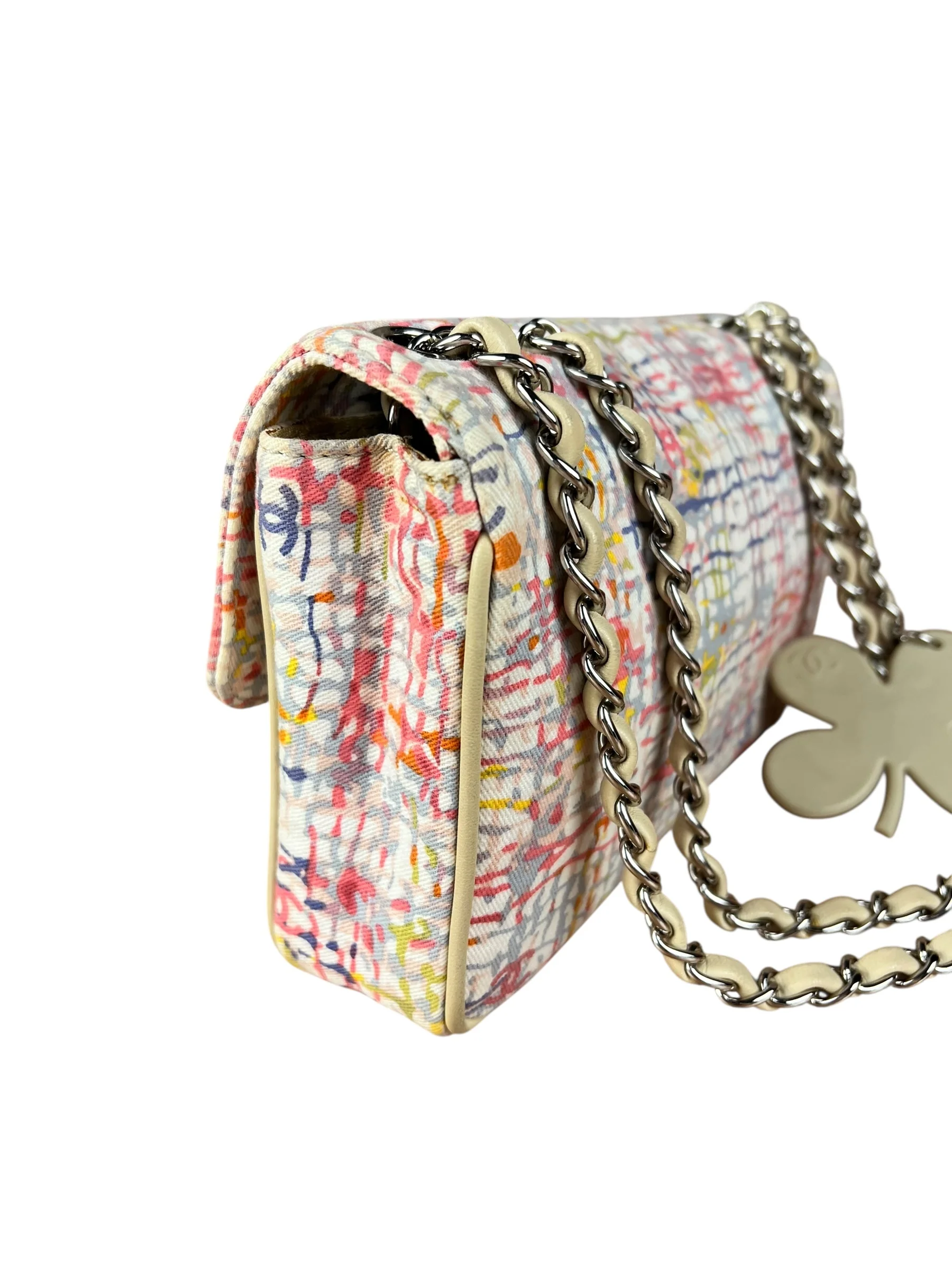 Chanel Small Watercolor Cover Canvas Flap Bag 2004 - Image 18