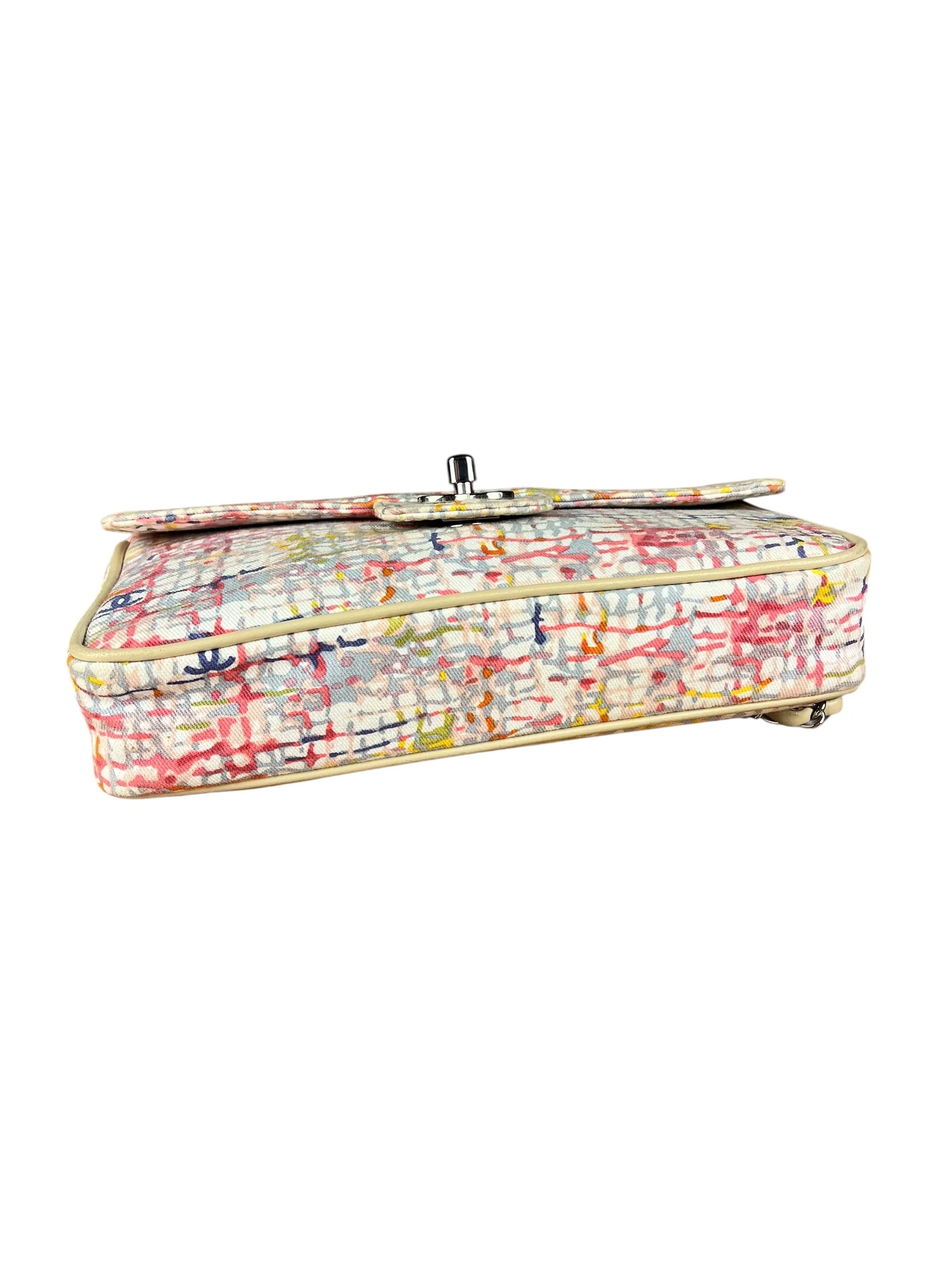 Chanel Small Watercolor Cover Canvas Flap Bag 2004 - Image 21