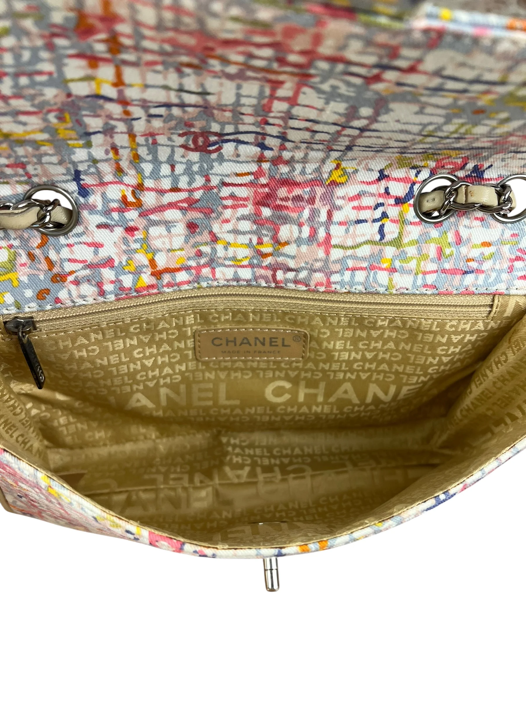 Chanel Small Watercolor Cover Canvas Flap Bag 2004 - Image 22