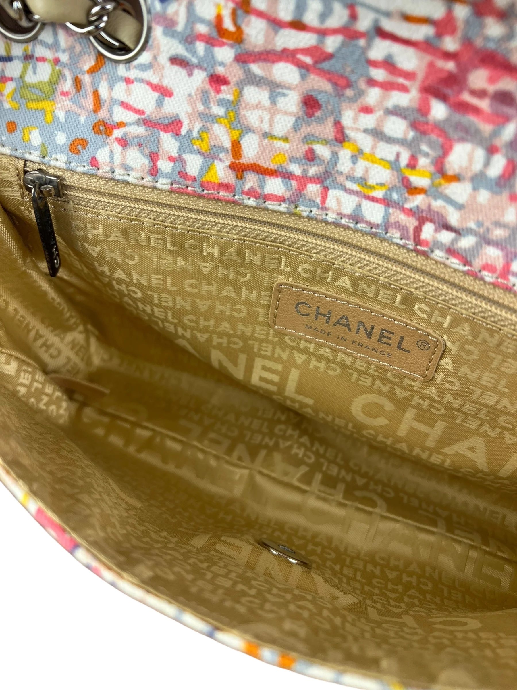 Chanel Small Watercolor Cover Canvas Flap Bag 2004 - Image 23