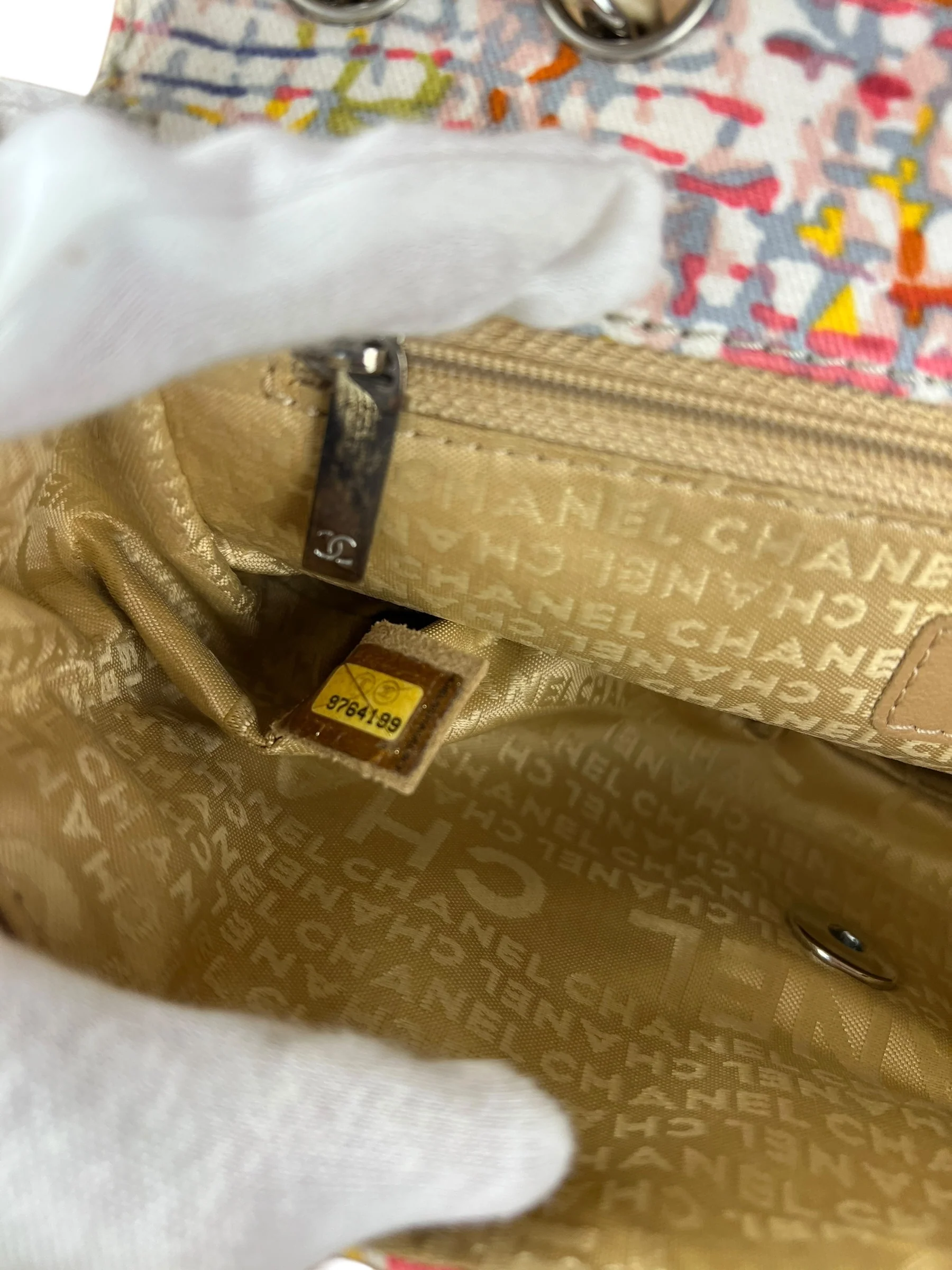 Chanel Small Watercolor Cover Canvas Flap Bag 2004 - Image 25