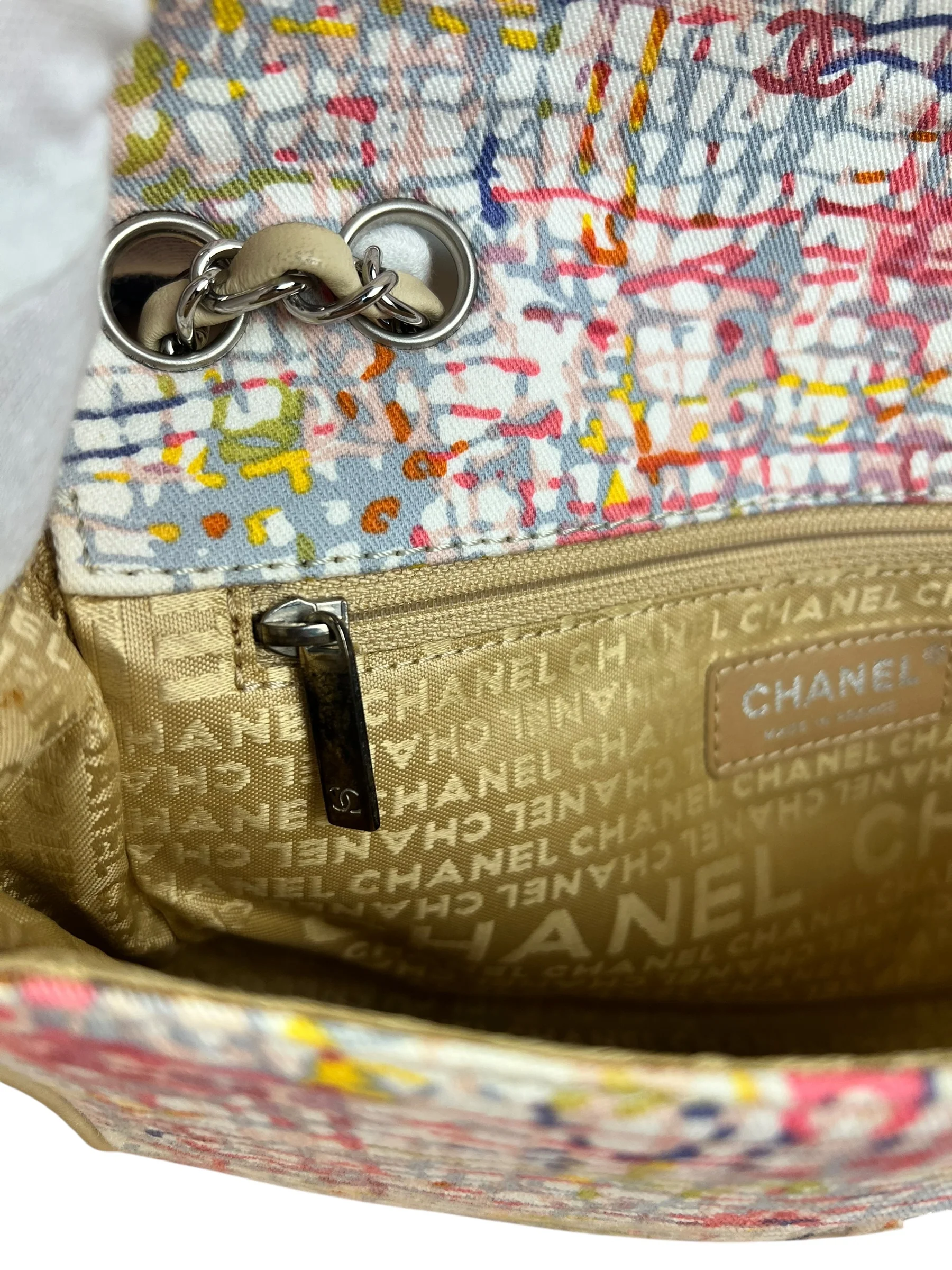 Chanel Small Watercolor Cover Canvas Flap Bag 2004 - Image 28