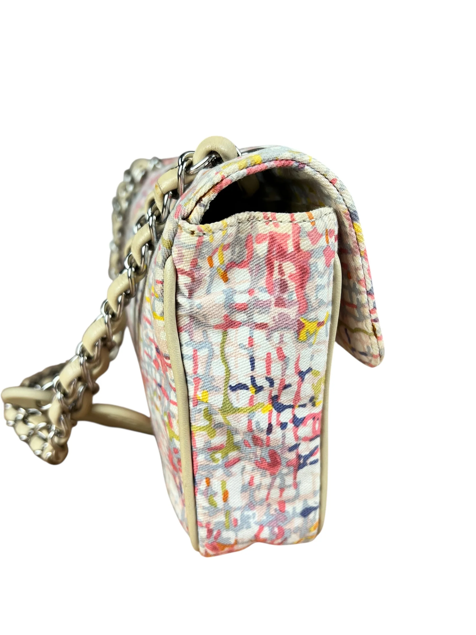Chanel Small Watercolor Cover Canvas Flap Bag 2004 - Image 4