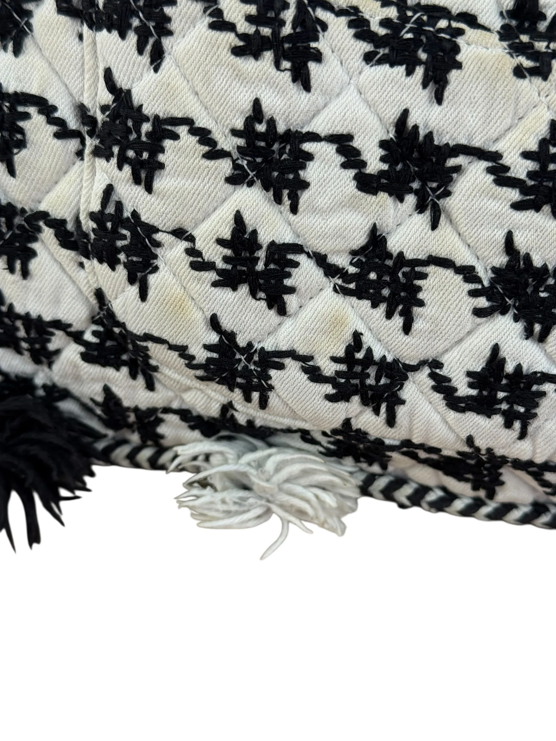 Chanel Tweed Woven Medium Classic Double Flap Bag 2014 - Image 15