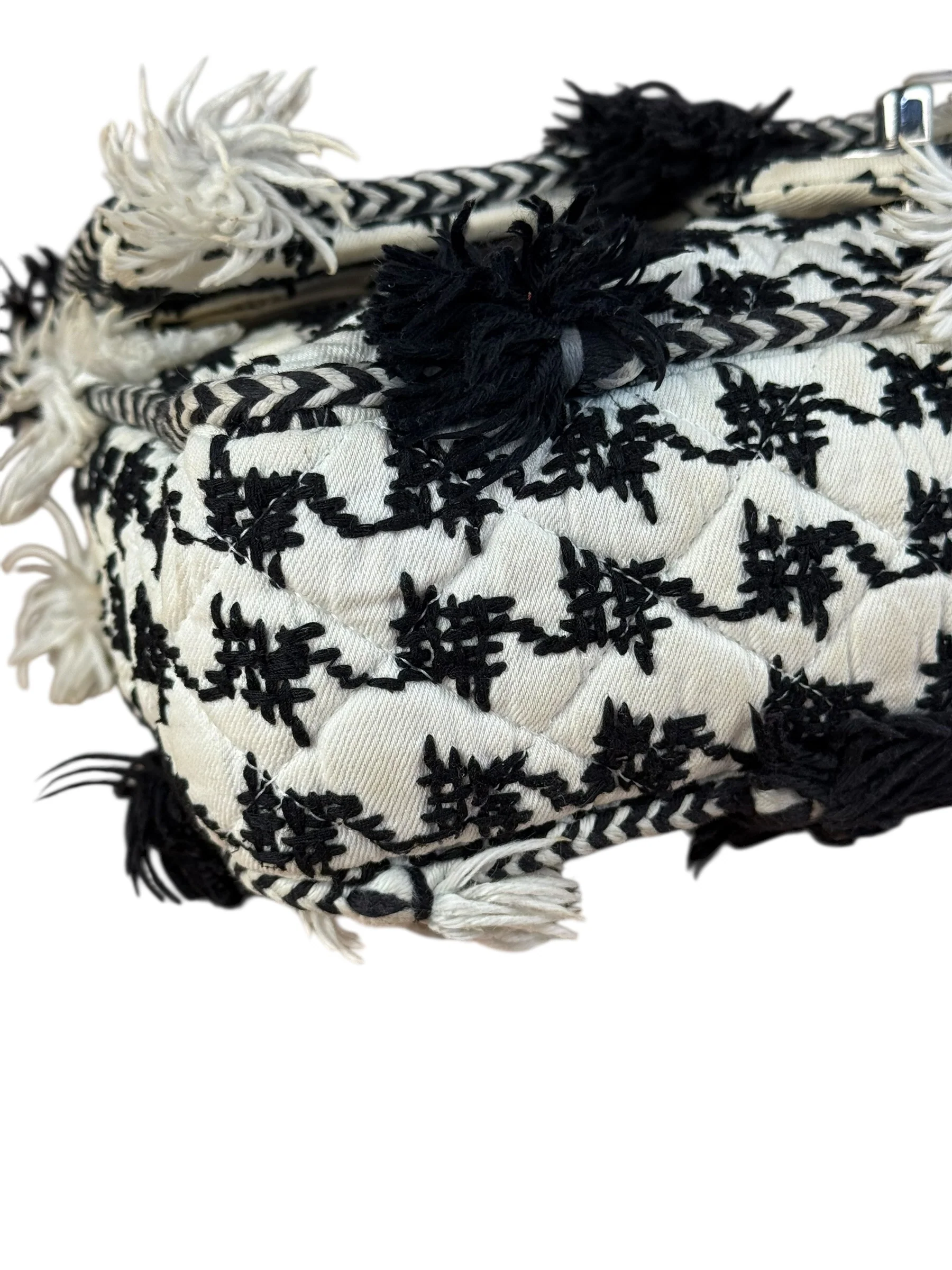 Chanel Tweed Woven Medium Classic Double Flap Bag 2014 - Image 18