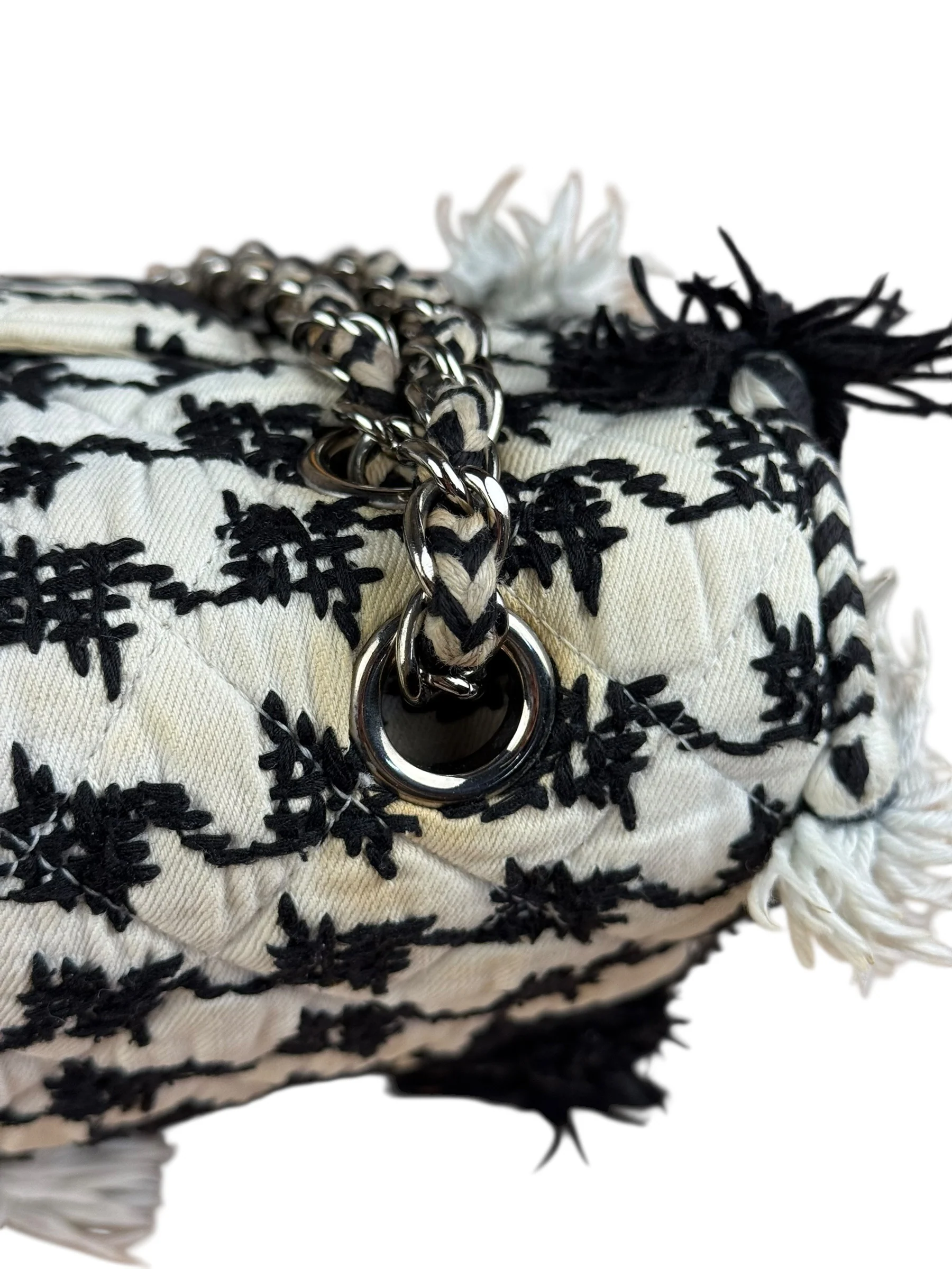 Chanel Tweed Woven Medium Classic Double Flap Bag 2014 - Image 22