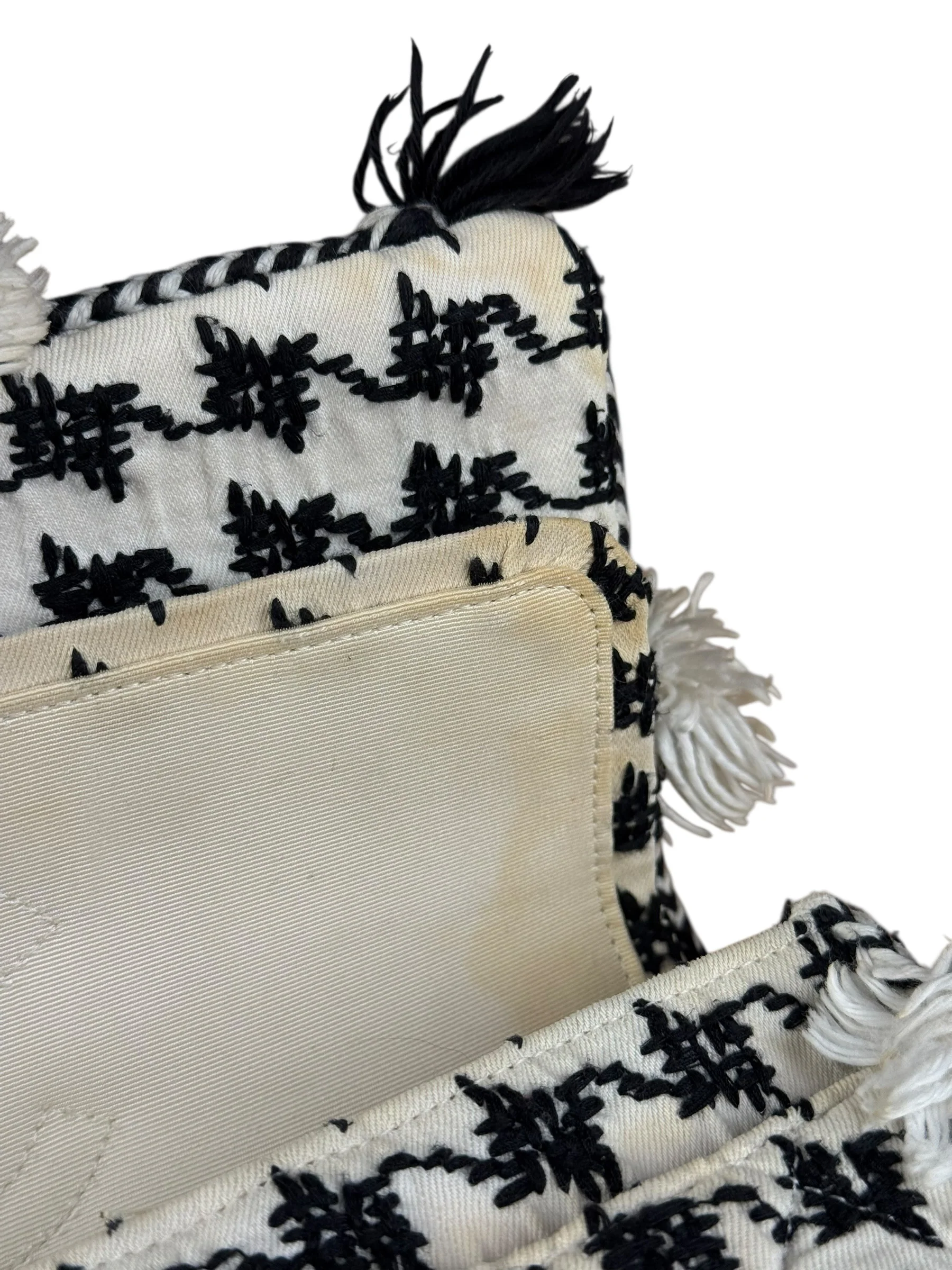Chanel Tweed Woven Medium Classic Double Flap Bag 2014 - Image 25