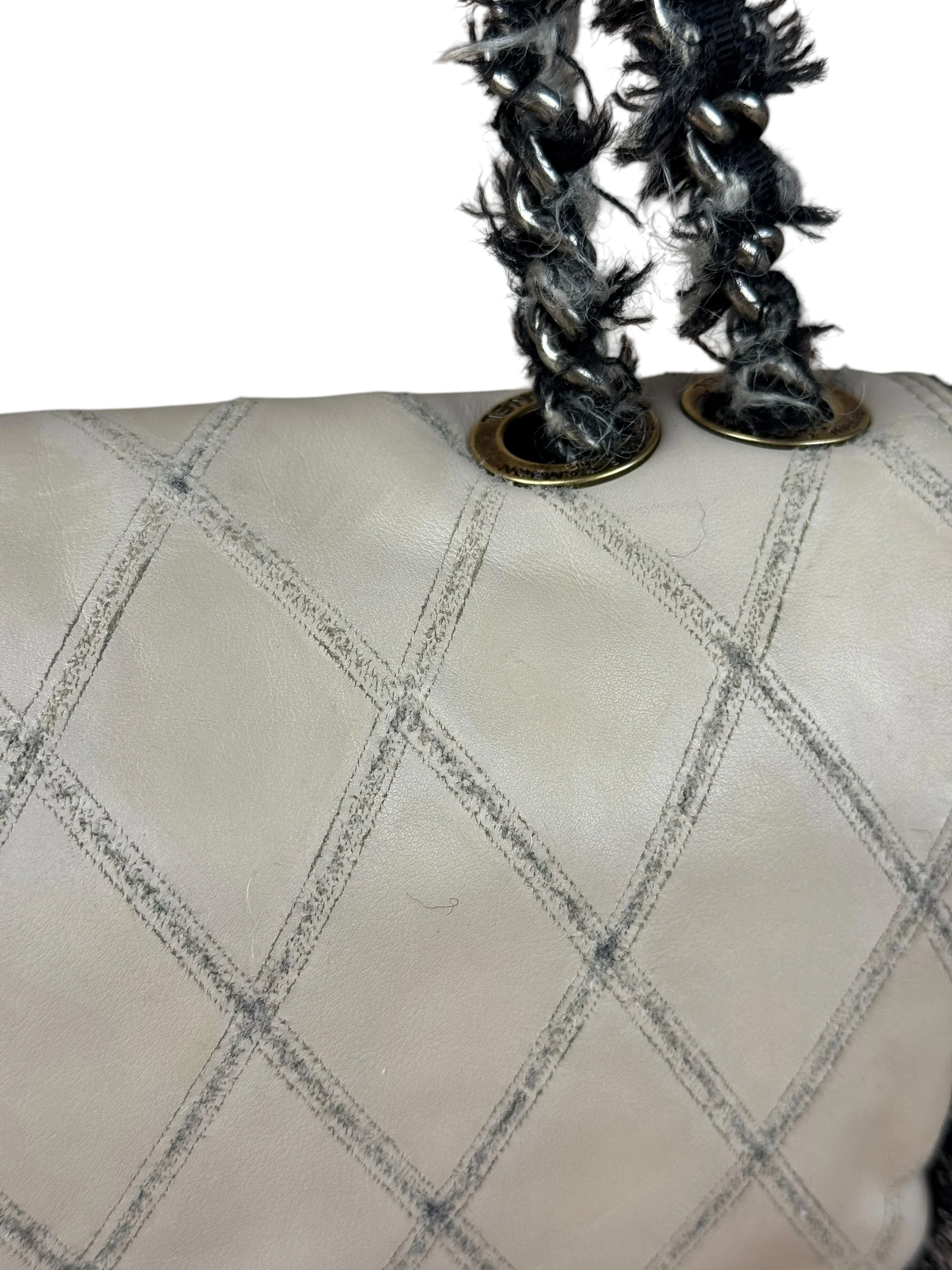 Chanel Tweedy Quilted Leather Fringe Flap Bag 2011 - Image 11