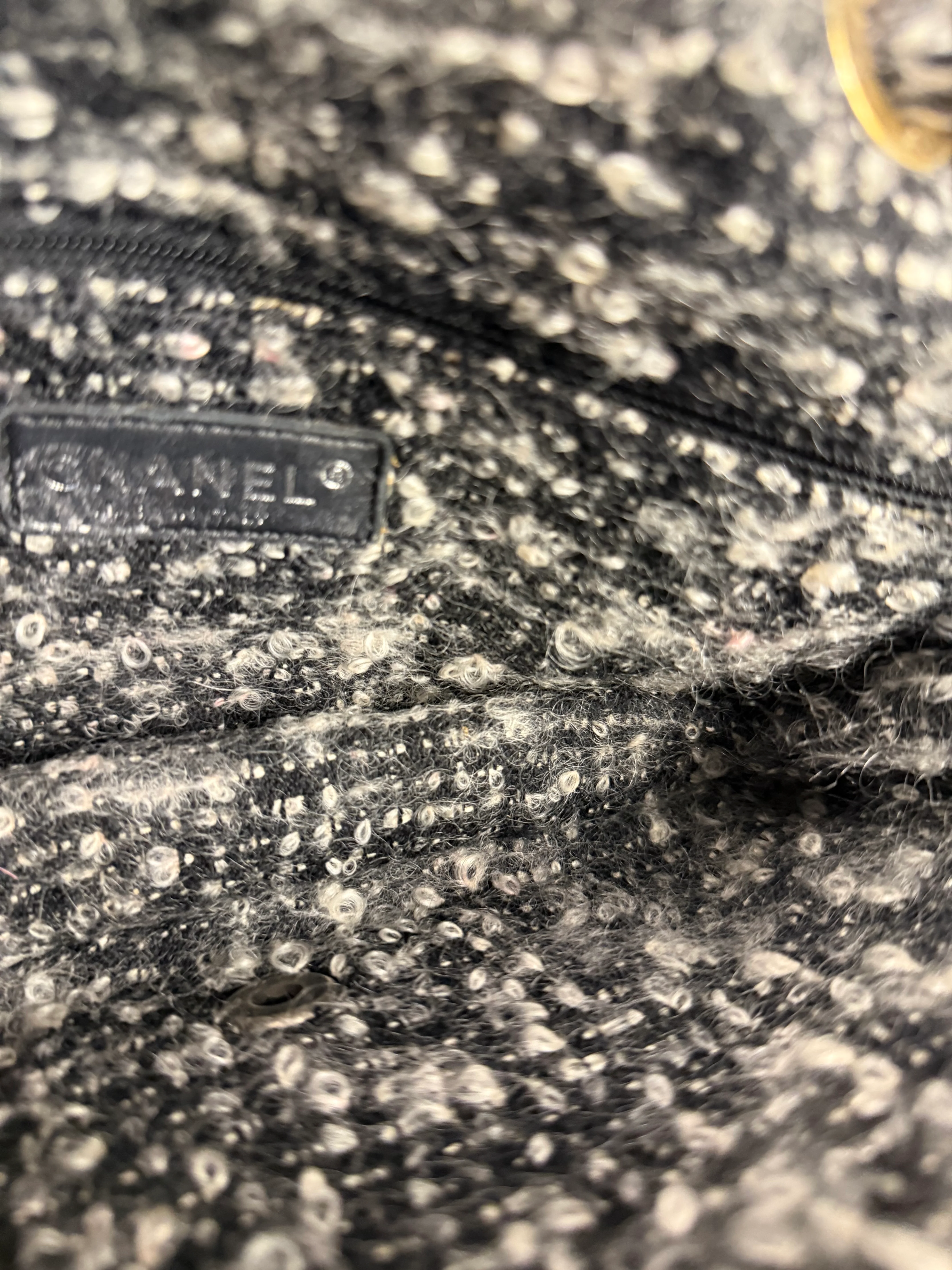 Chanel Tweedy Quilted Leather Fringe Flap Bag 2011 - Image 17