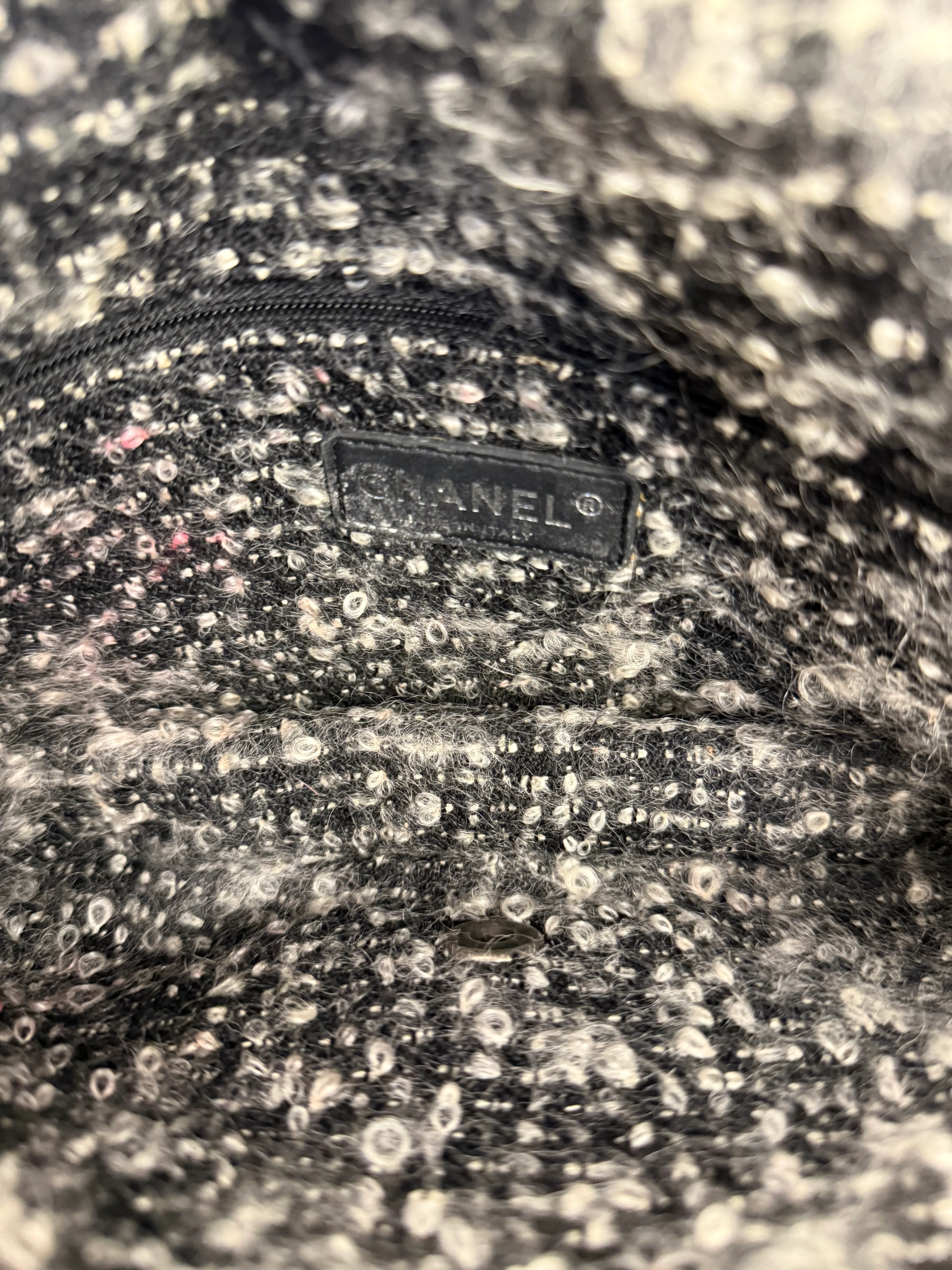 Chanel Tweedy Quilted Leather Fringe Flap Bag 2011 - Image 18