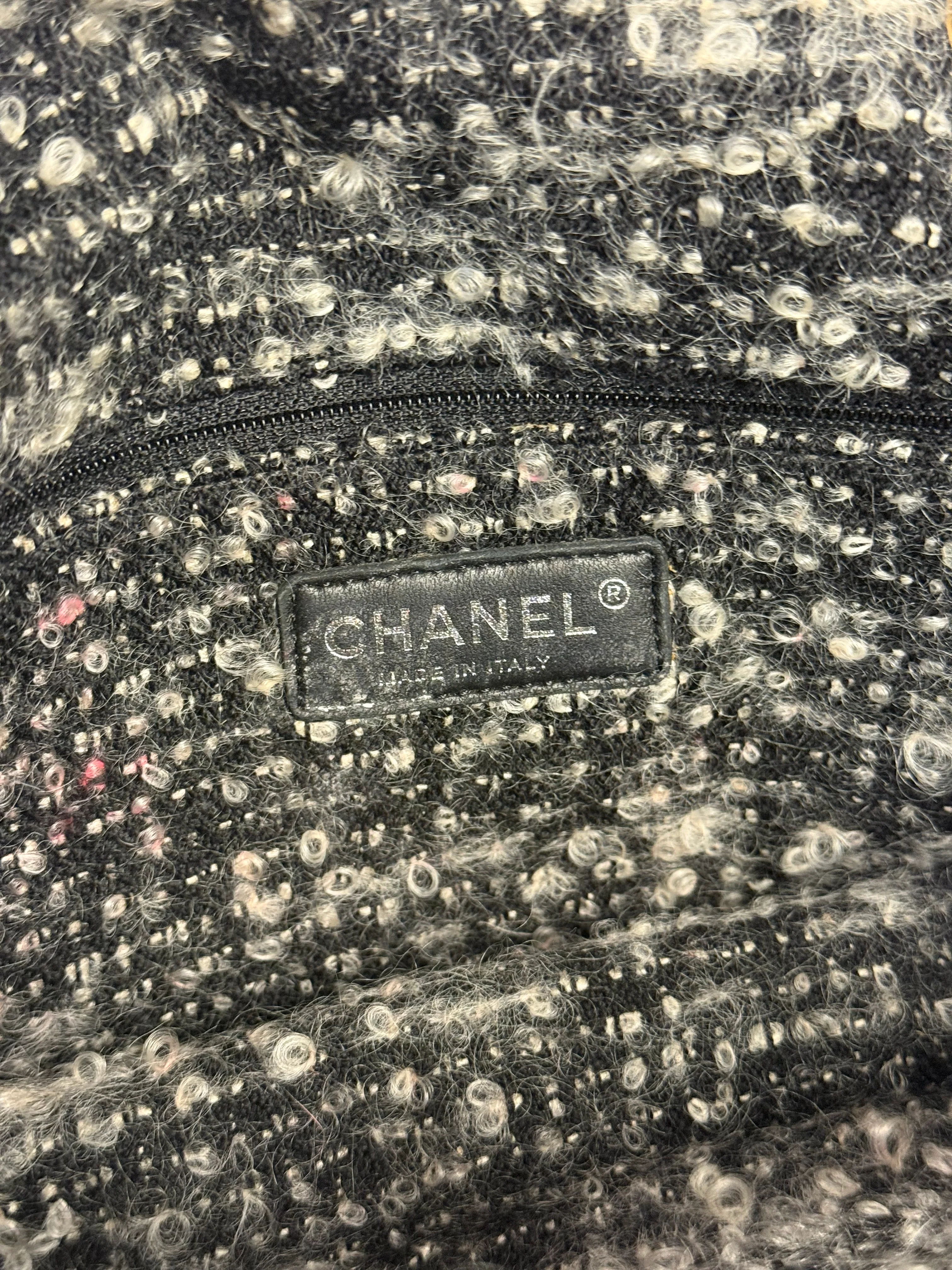 Chanel Tweedy Quilted Leather Fringe Flap Bag 2011 - Image 19