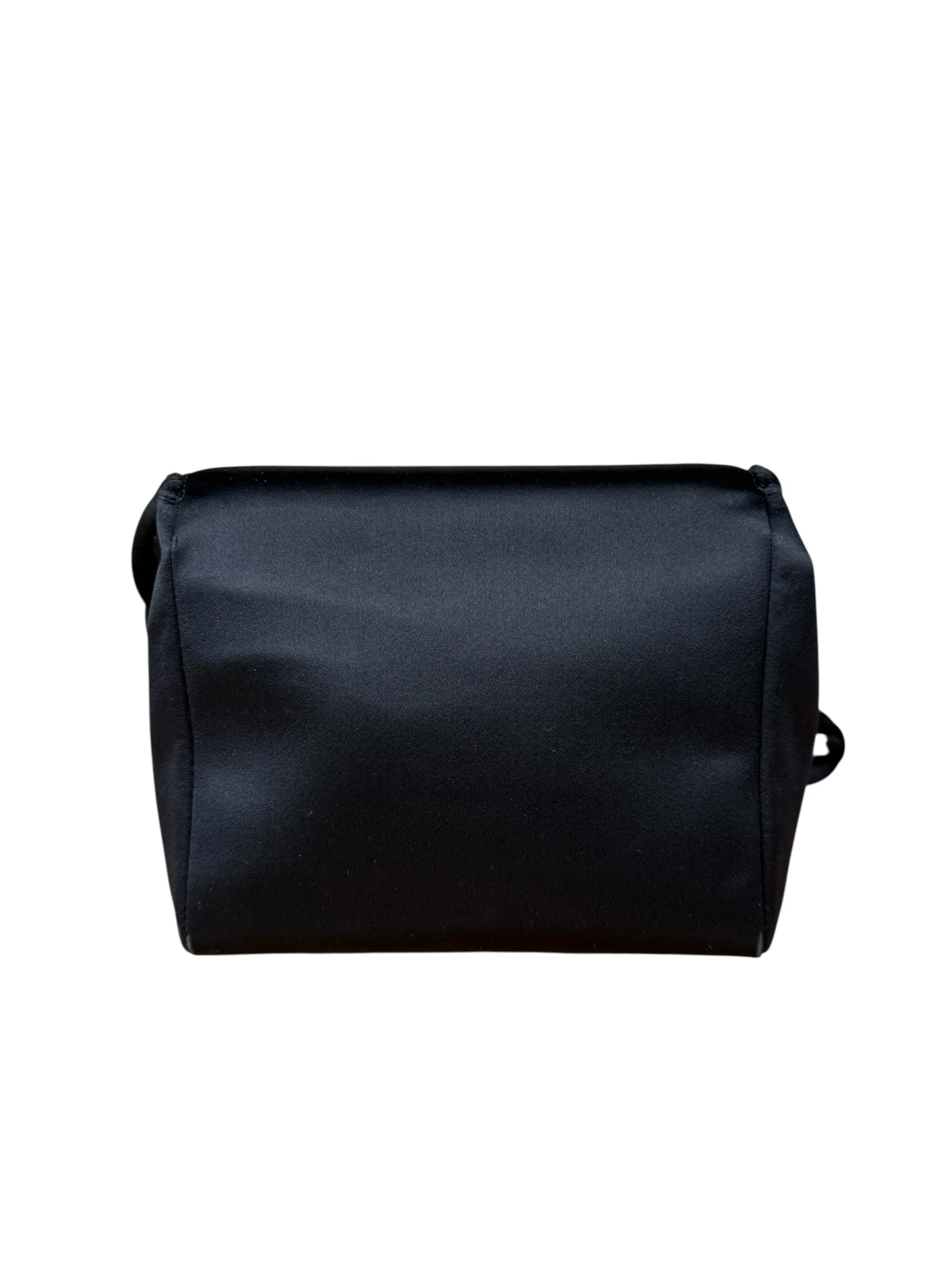 Chanel Vintage Black Mini Satin Flap Braided Shoulder Bag - Image 7