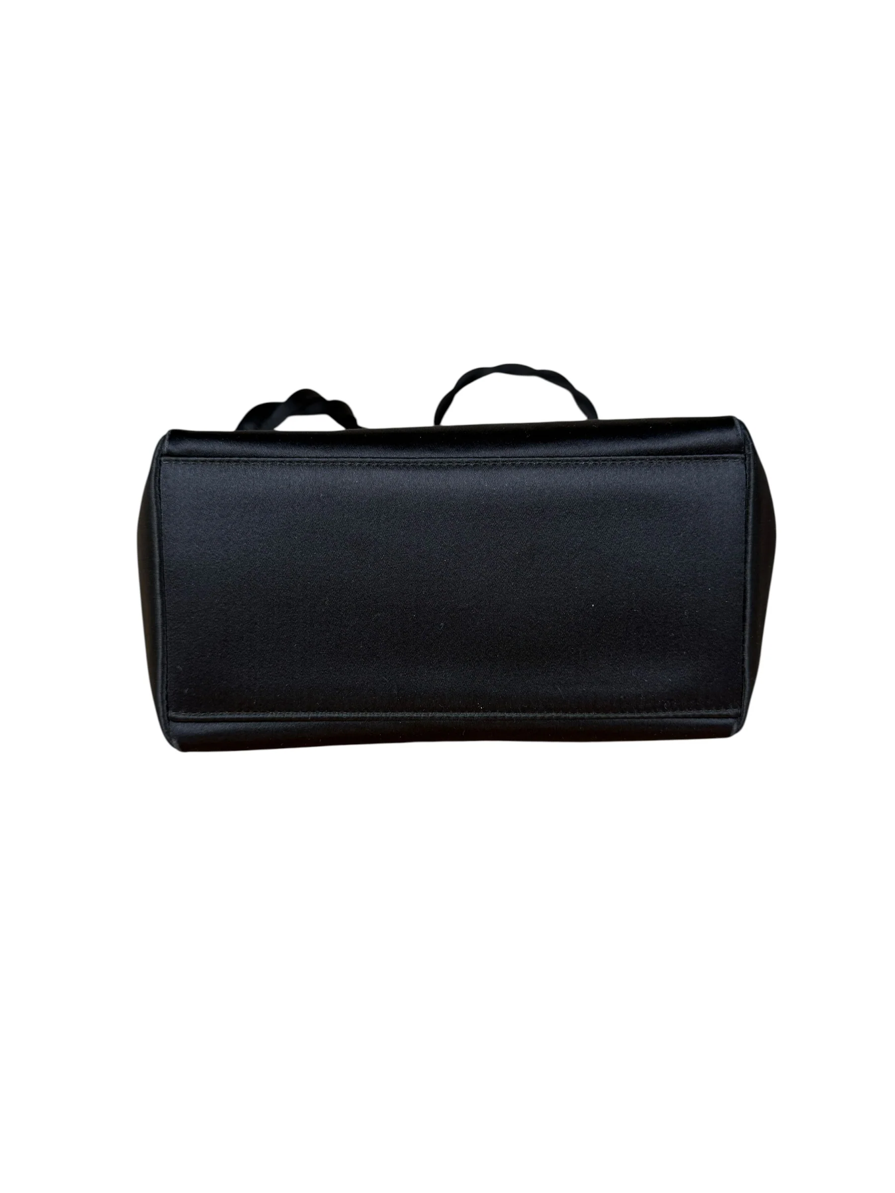 Chanel Vintage Black Mini Satin Flap Braided Shoulder Bag - Image 9