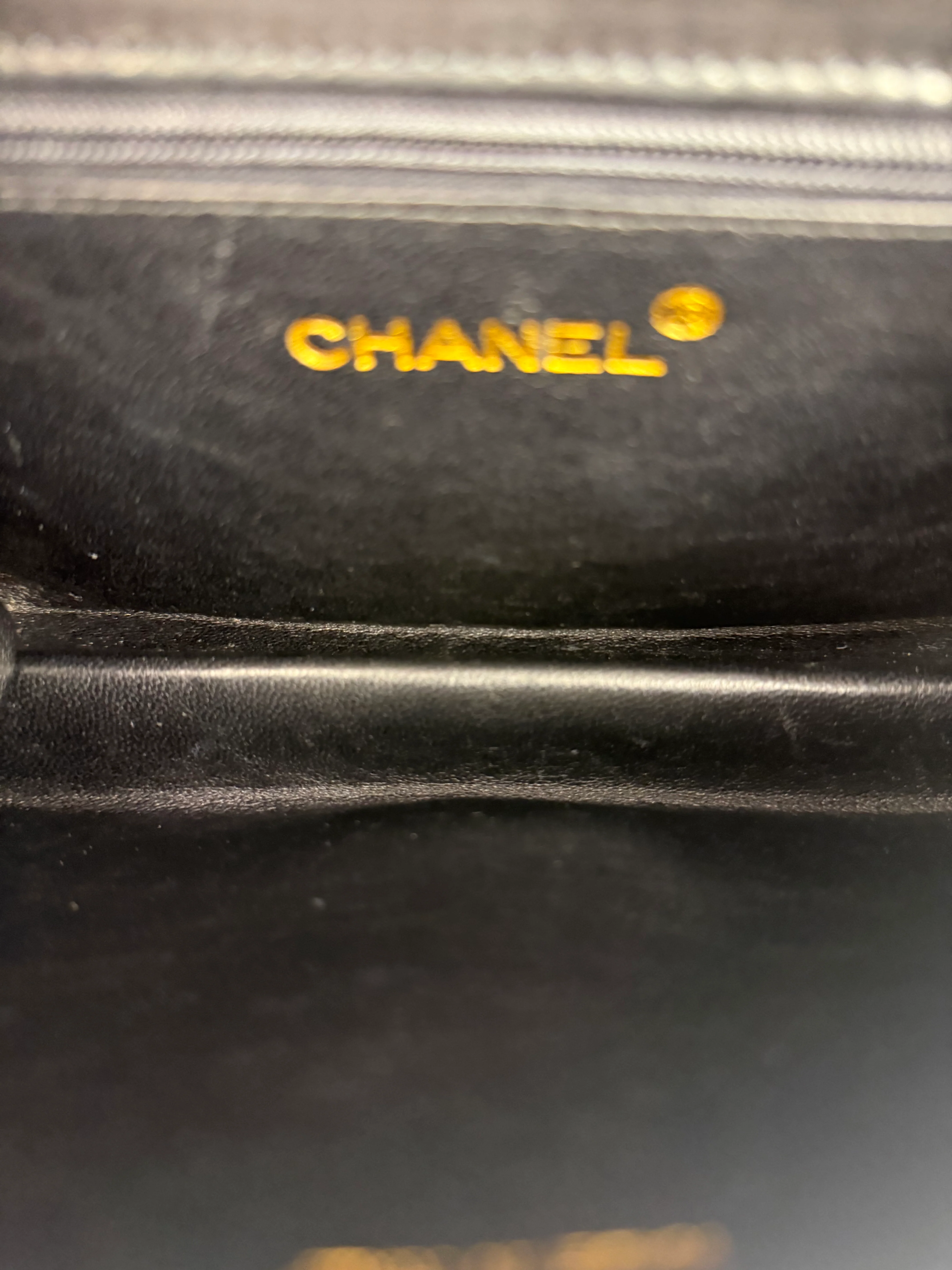 Chanel Vintage CC Stitch Lizard Flap Chain Bag 1988 - Image 14