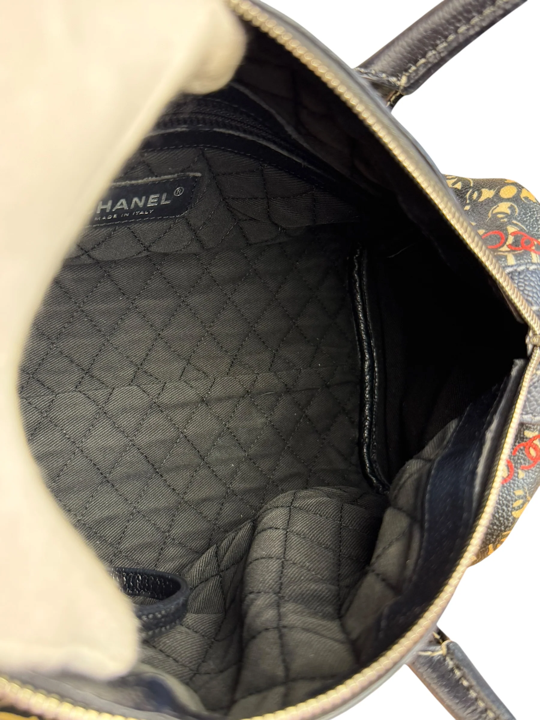 Chanel Vintage Coco Optic Bowler Bag 2006 - Image 19