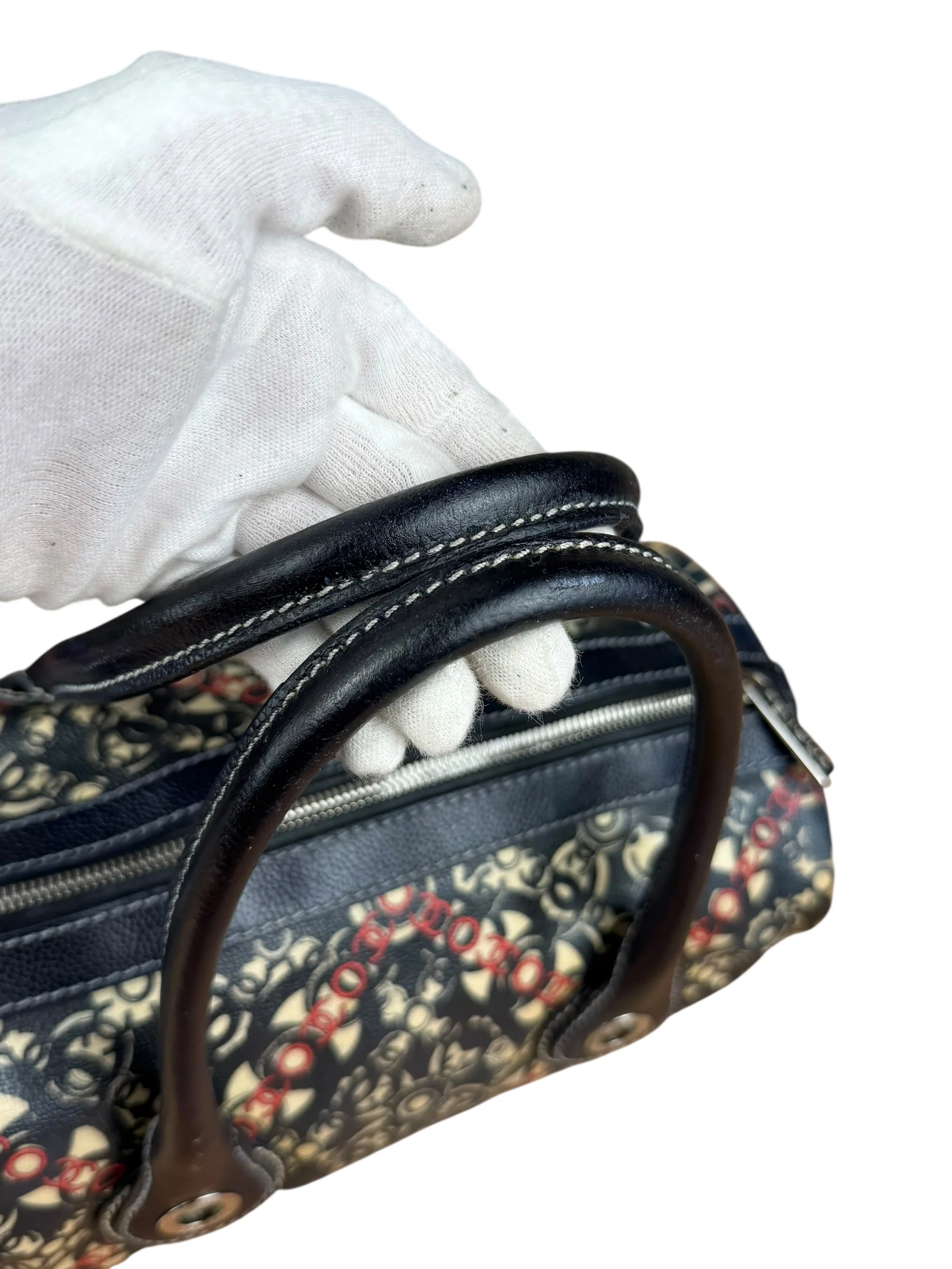 Chanel Vintage Coco Optic Bowler Bag 2006 - Image 5