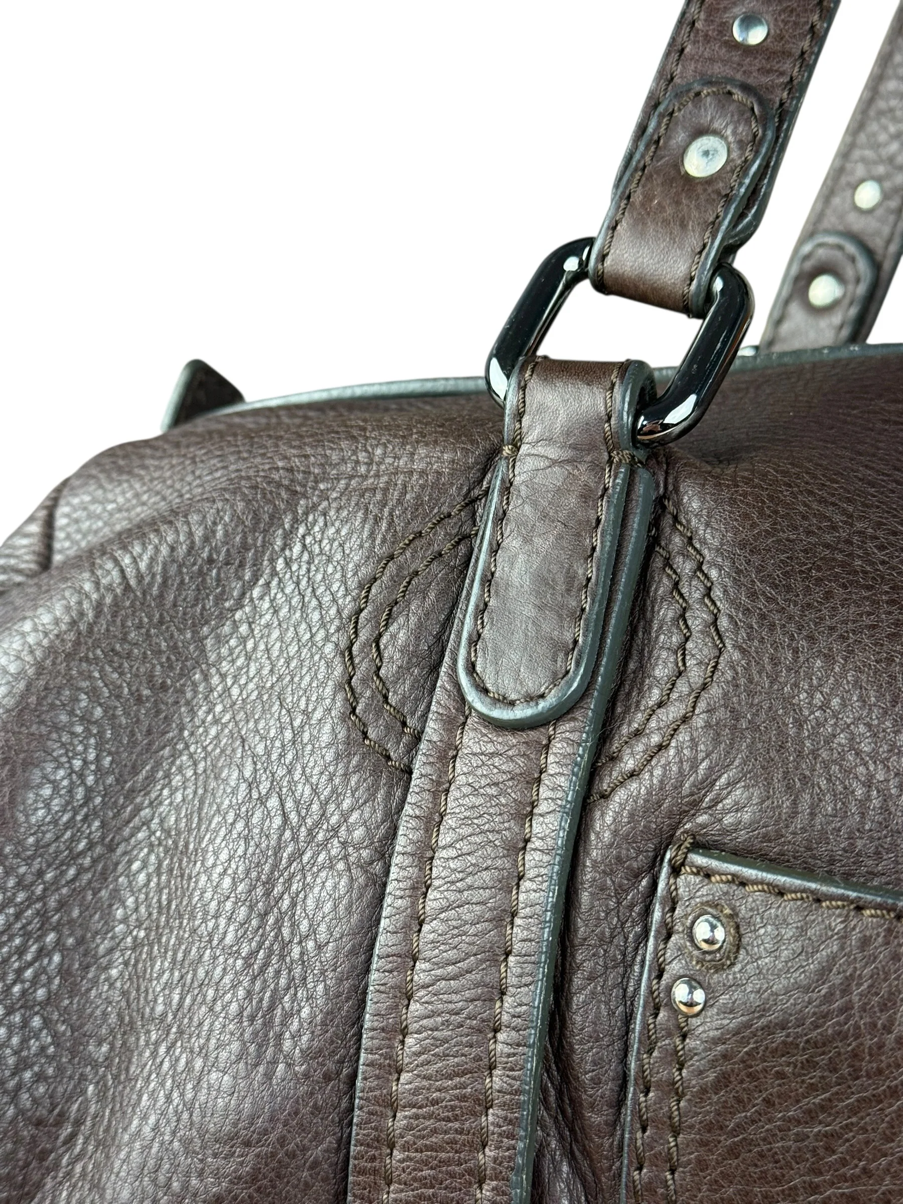 Chloé Brown Leather Mr. Paddington Boston Bag - Image 11