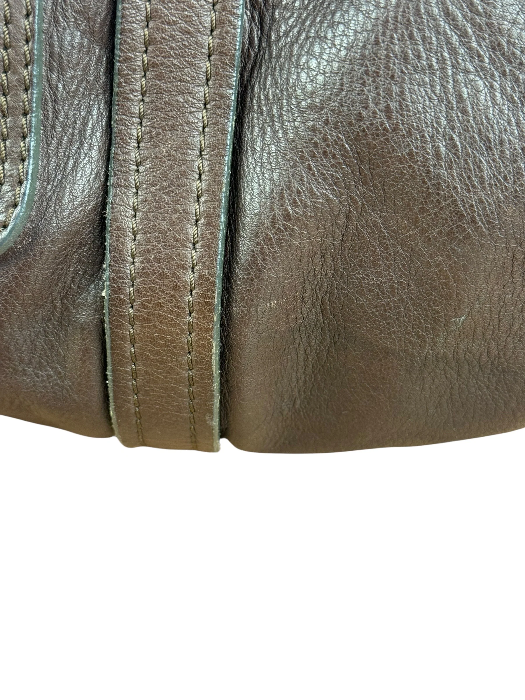 Chloé Brown Leather Mr. Paddington Boston Bag - Image 12