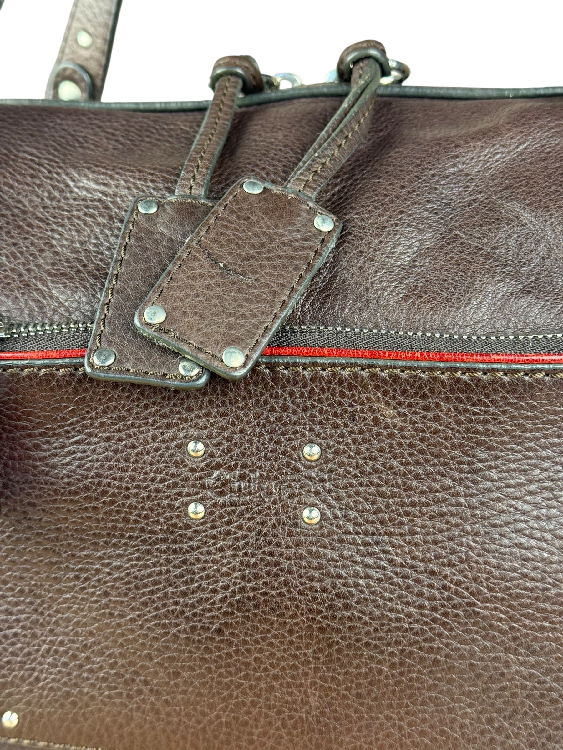 Chloé Brown Leather Mr. Paddington Boston Bag - Image 4